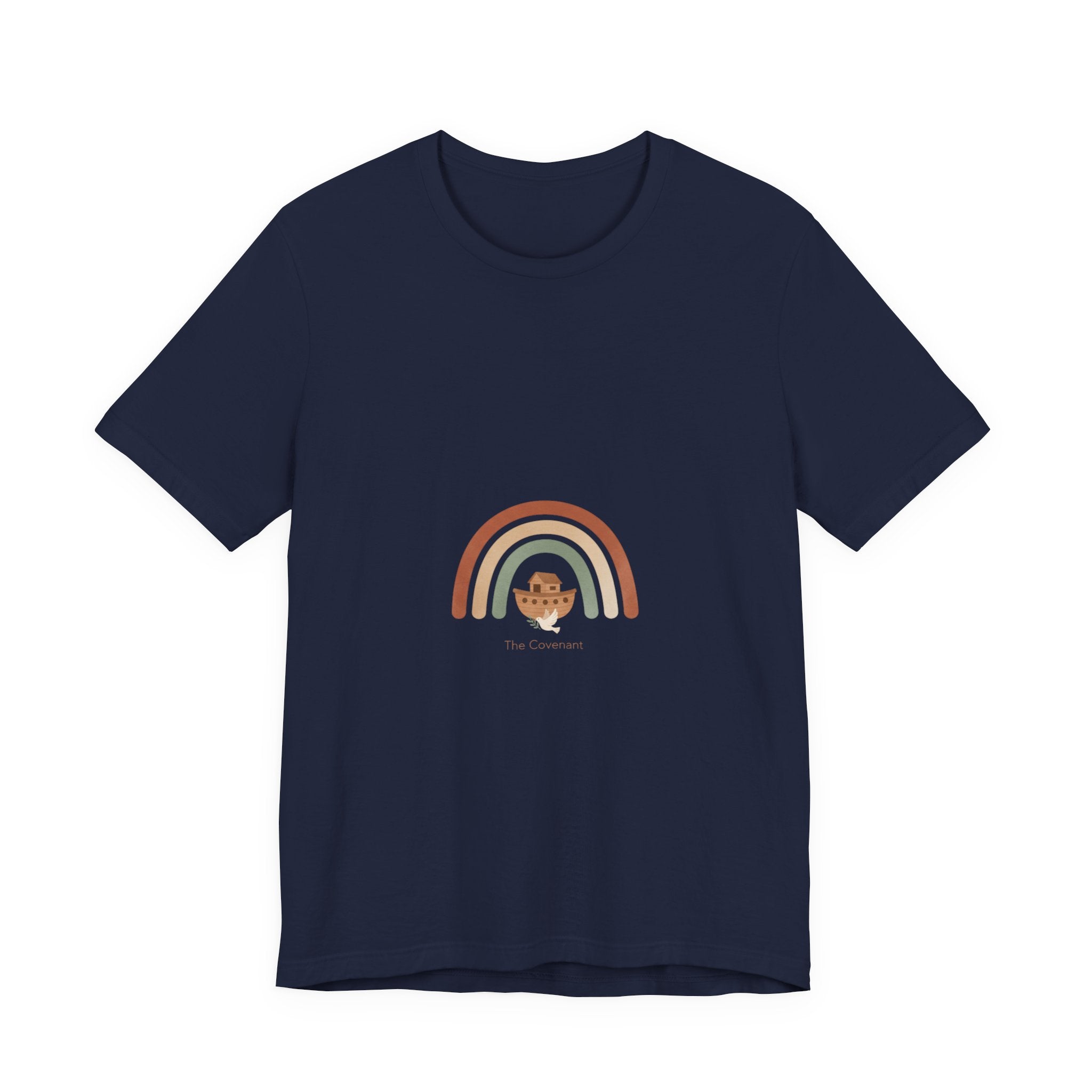 Neutral Rainbow Arc Tee | muted rainbow shirt, boho rainbow