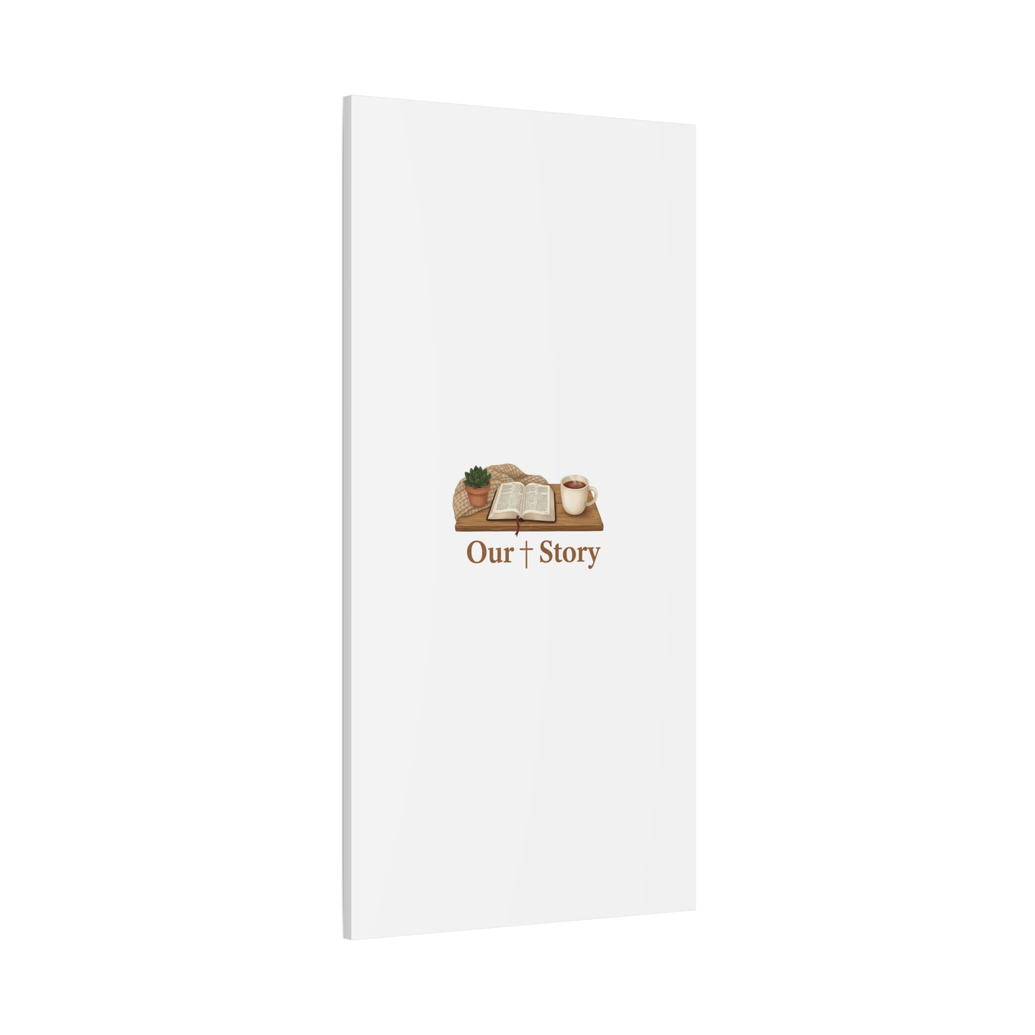 Our Story Canvas | Cozy Reading Aesthetic, Bookish Home Decor