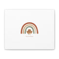 Noah's Ark Rainbow Matte Canvas Wall Art - "The Covenant" Nursery Decor