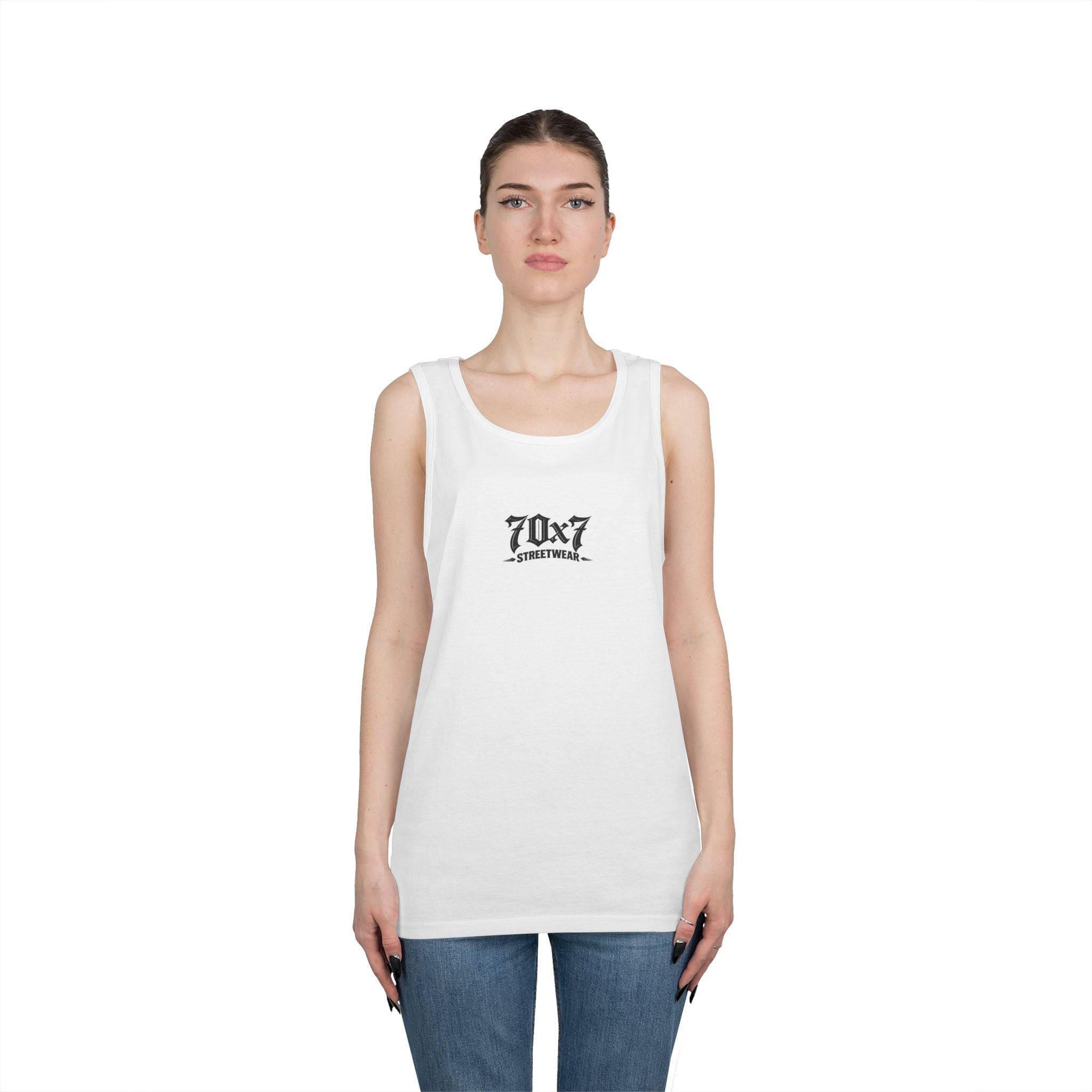 Tank Top — 70x7 Cross Graphic Christian Faith Tank