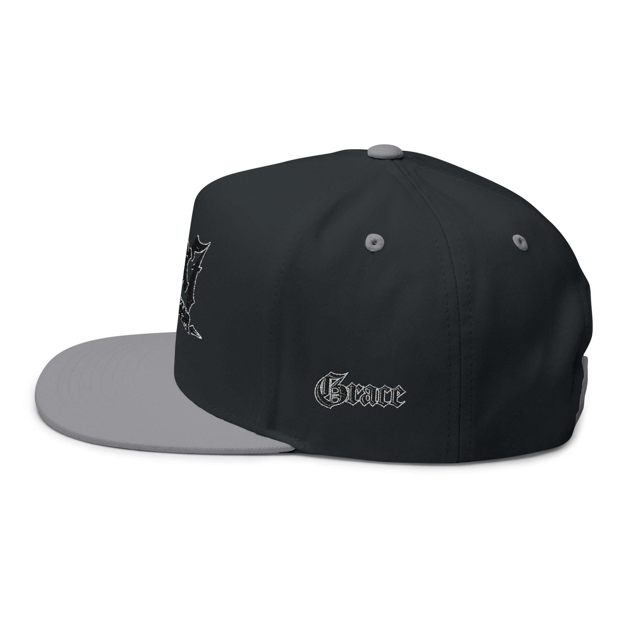 70x7 Streetwear Embroidered Flat Bill Cap
