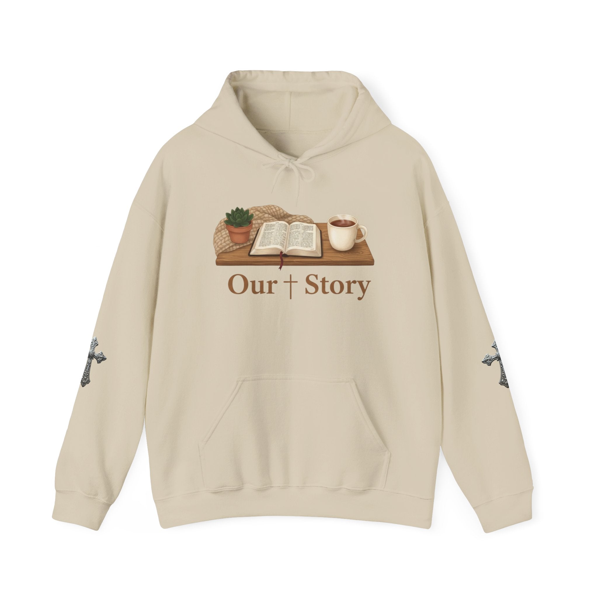 Our Story book illustration Hoodie | cozy book aesthetic, reading life