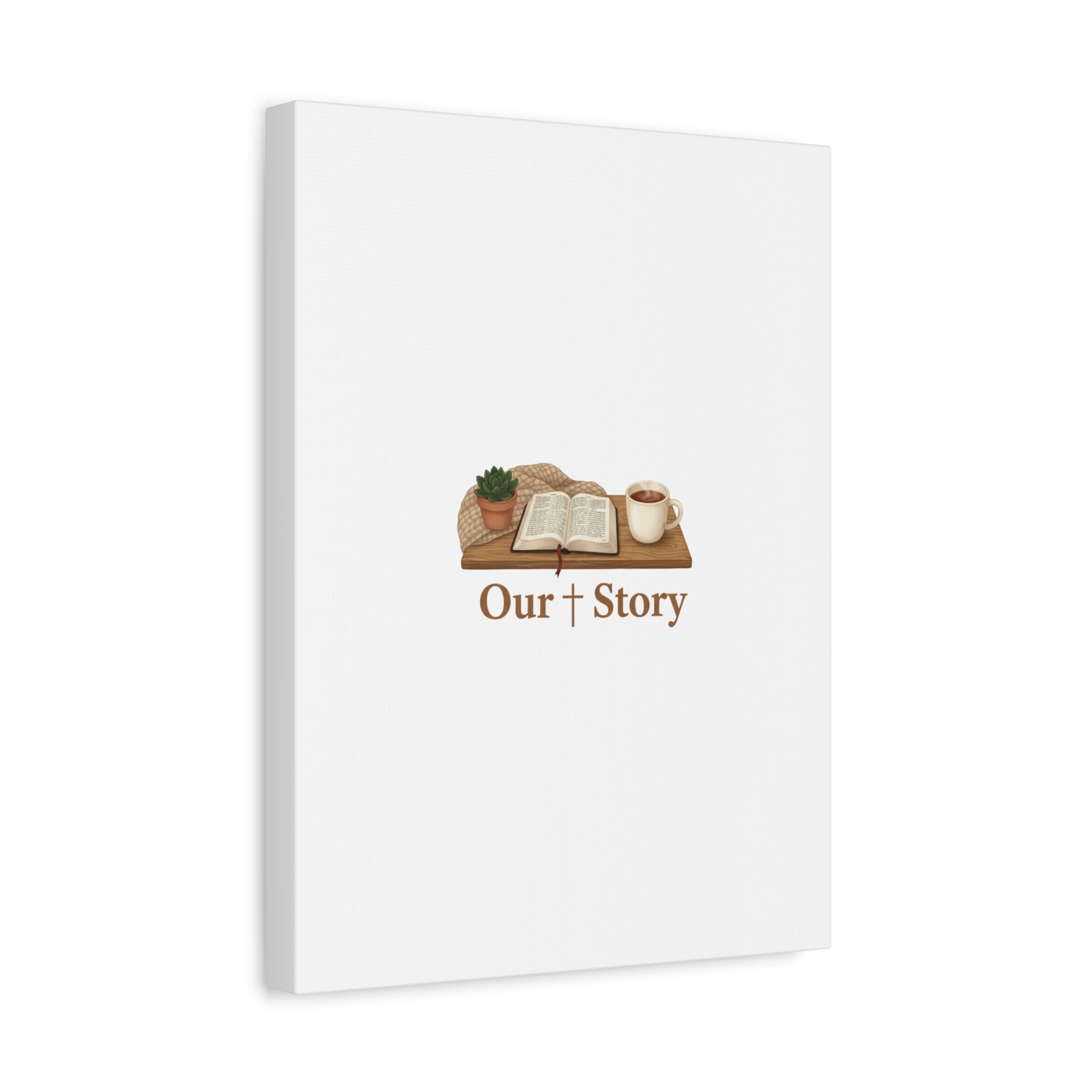 Our Story Canvas | Cozy Reading Aesthetic, Bookish Home Decor