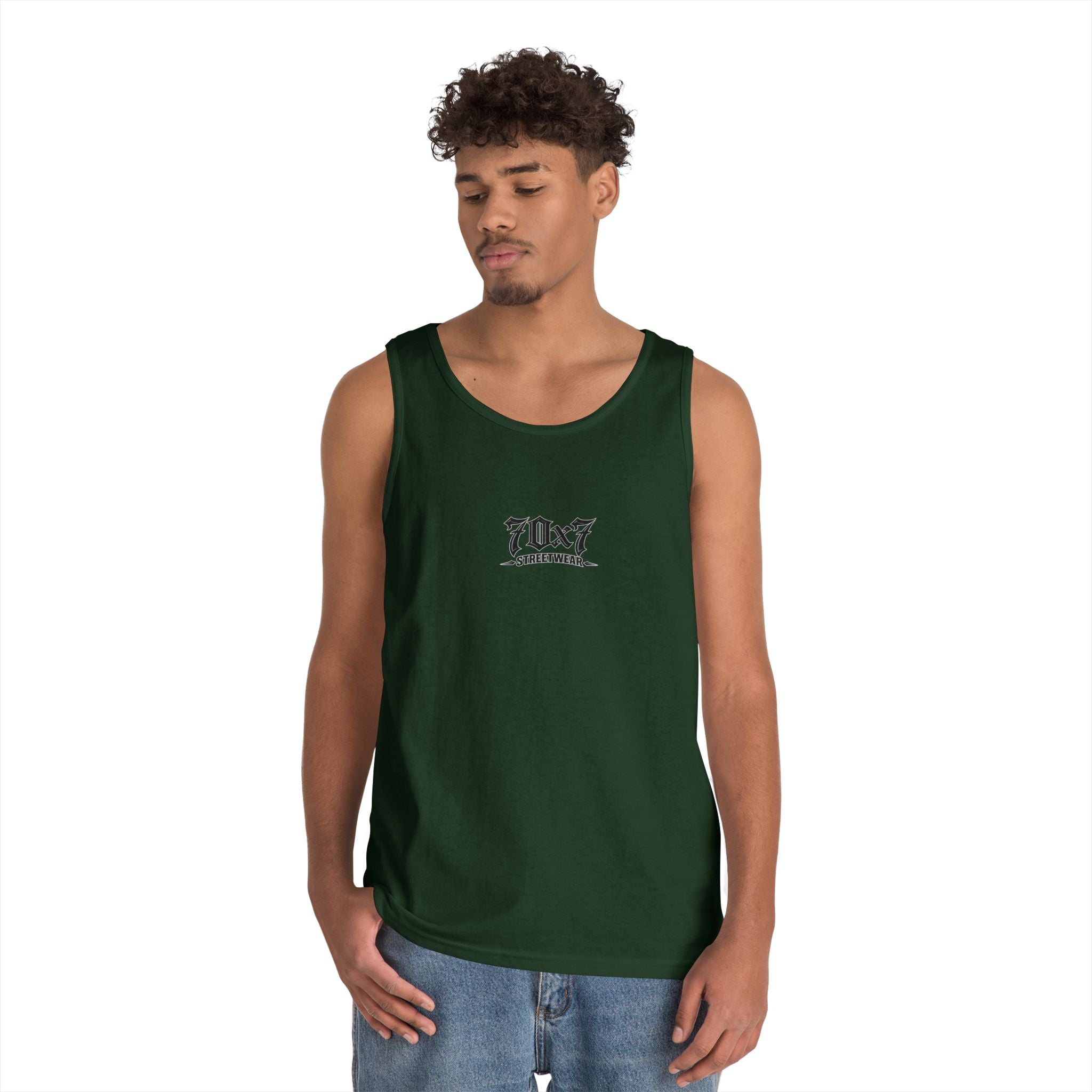 Tank Top — 70x7 Cross Graphic Christian Faith Tank