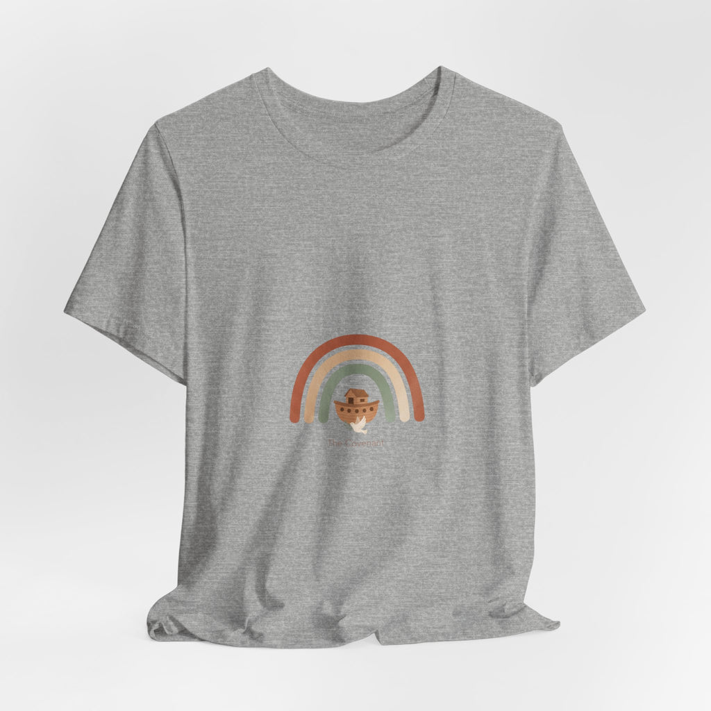 Neutral Rainbow Arc Tee | muted rainbow shirt, boho rainbow
