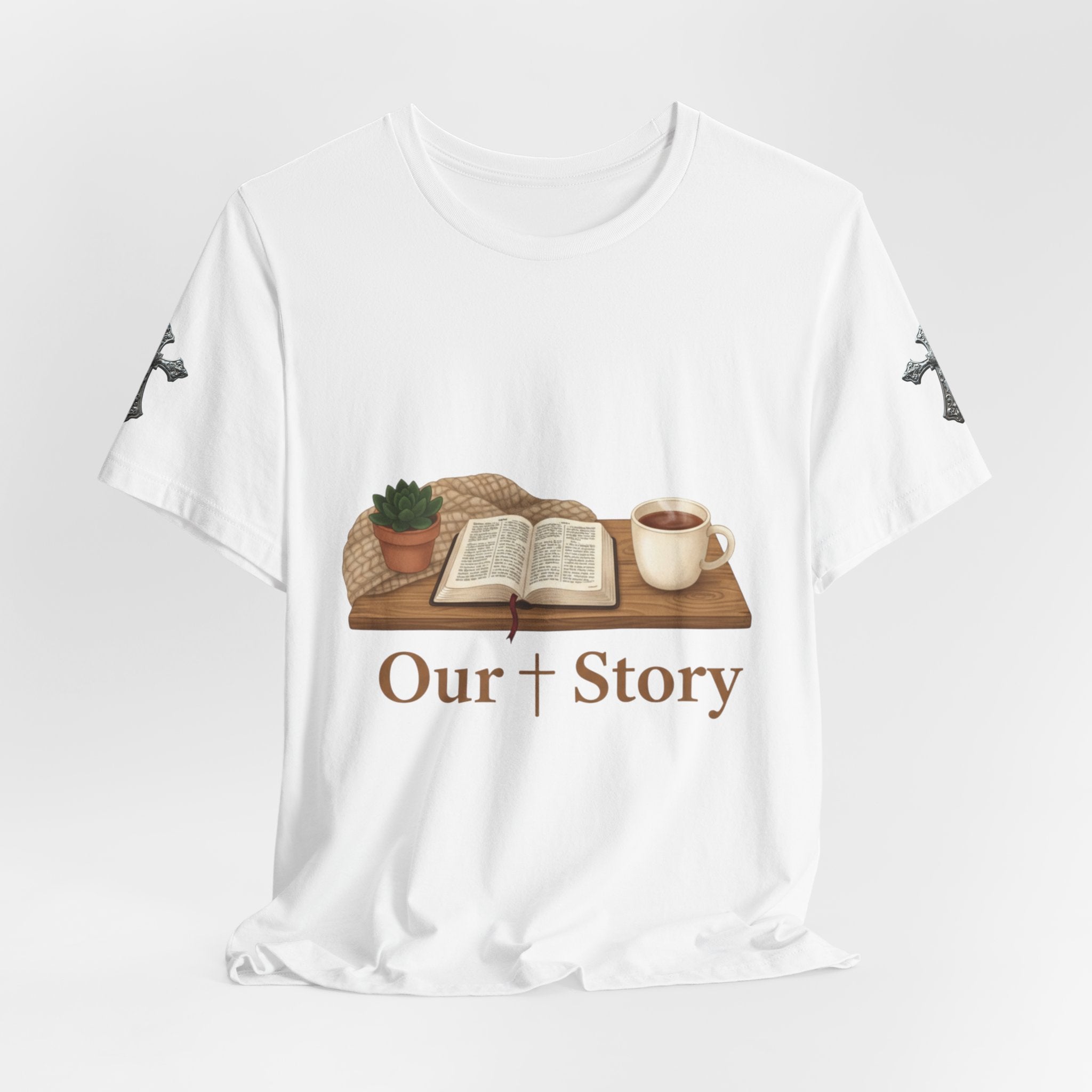 Our Story bookish reading tee | cozy book aesthetic, library life