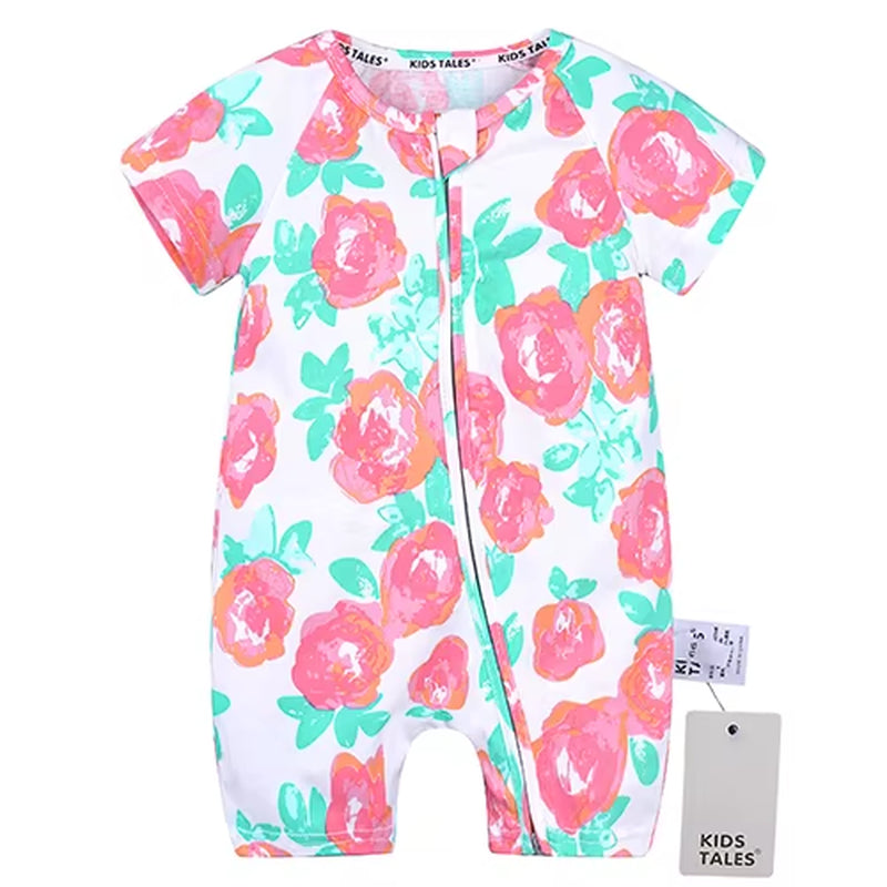 Unisex Newborn Baby Rompers Cotton Baby Boy Clothes Infant Jumpsuits Summer Bebe Clothes Short Sleeve Baby Girls Rompers Summer