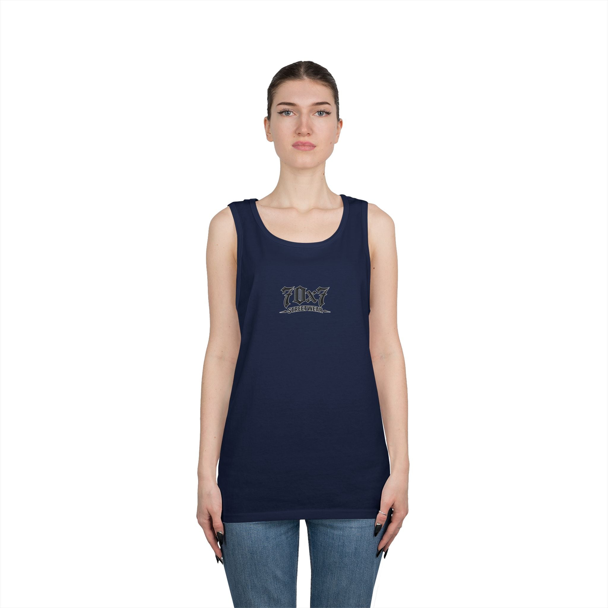 Tank Top — 70x7 Cross Graphic Christian Faith Tank