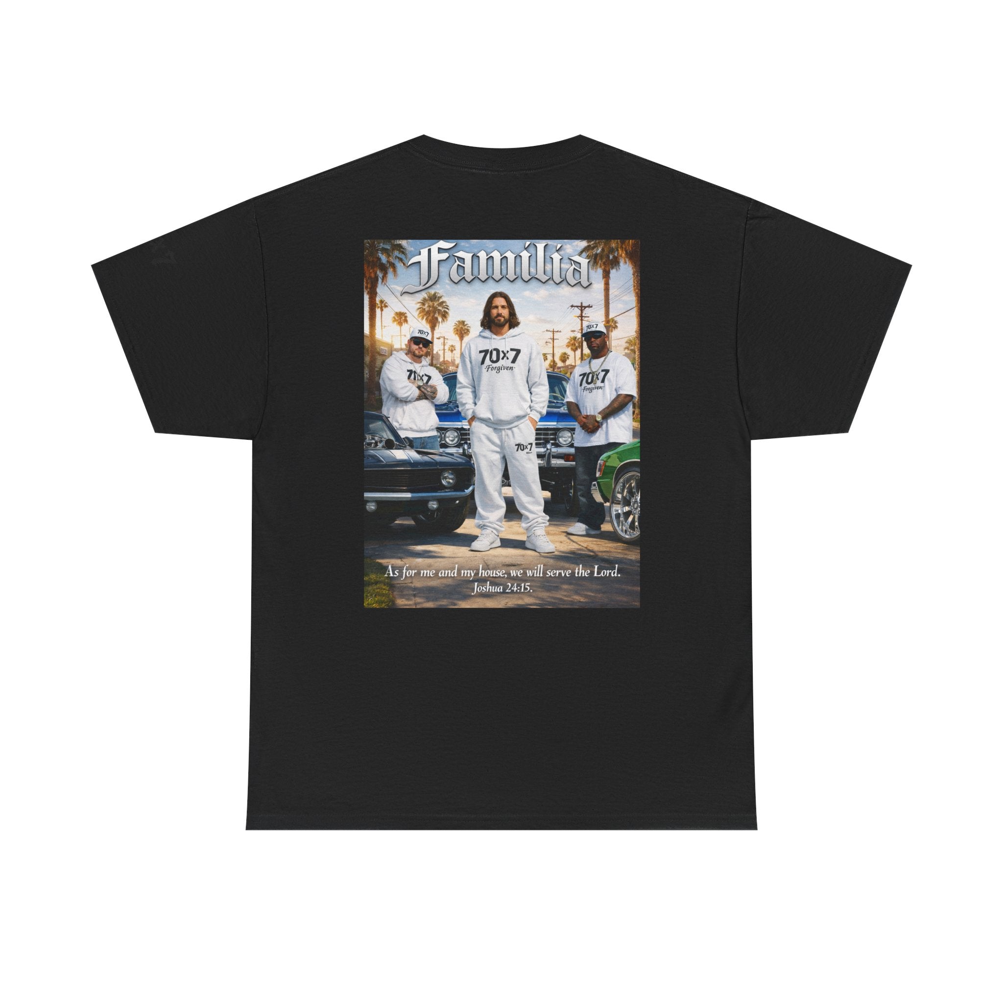 70x7 Streetwear Familia Tee — Christian Urban Crew T-Shirt