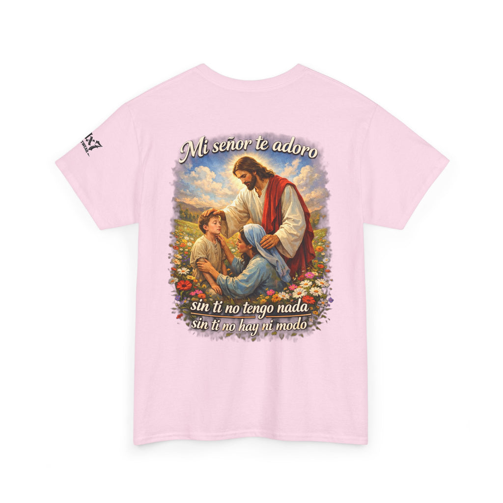 70x7 Streetwear “Mi Señor Te Adoro” Christian Graphic Tee