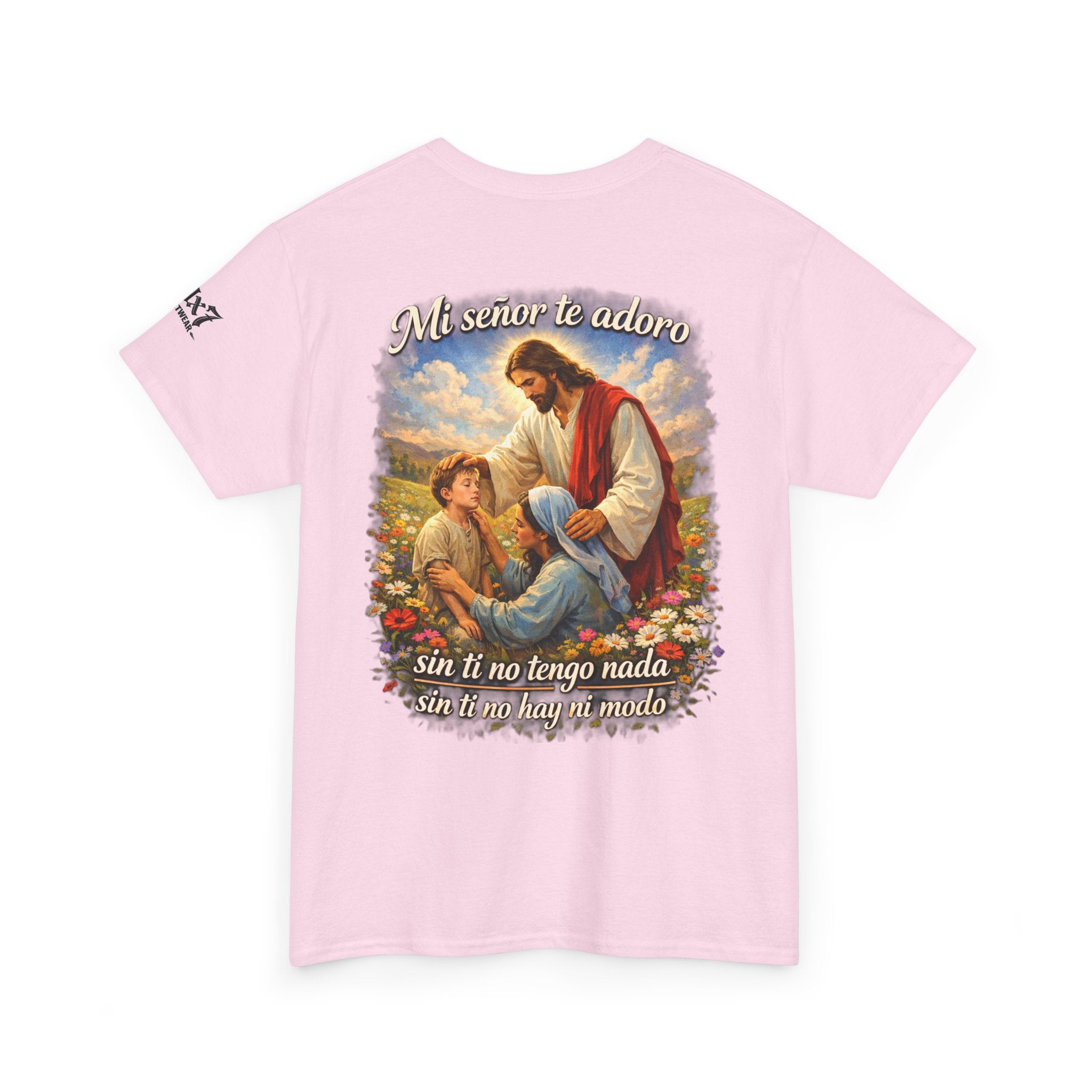70x7 Streetwear “Mi Señor Te Adoro” Christian Graphic Tee