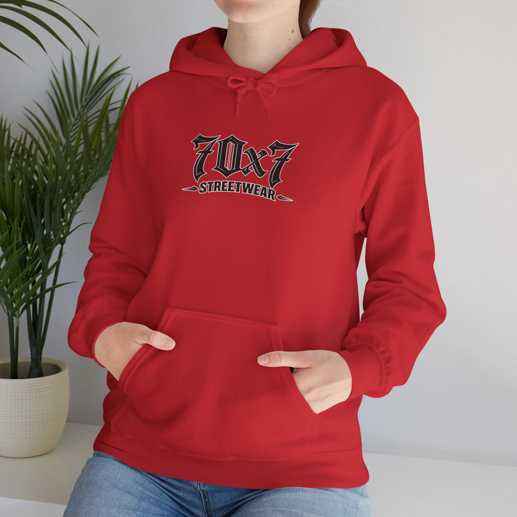 70x7 Streetwear Hoodie — 70x7 "Walk Different" Graphic Pullover