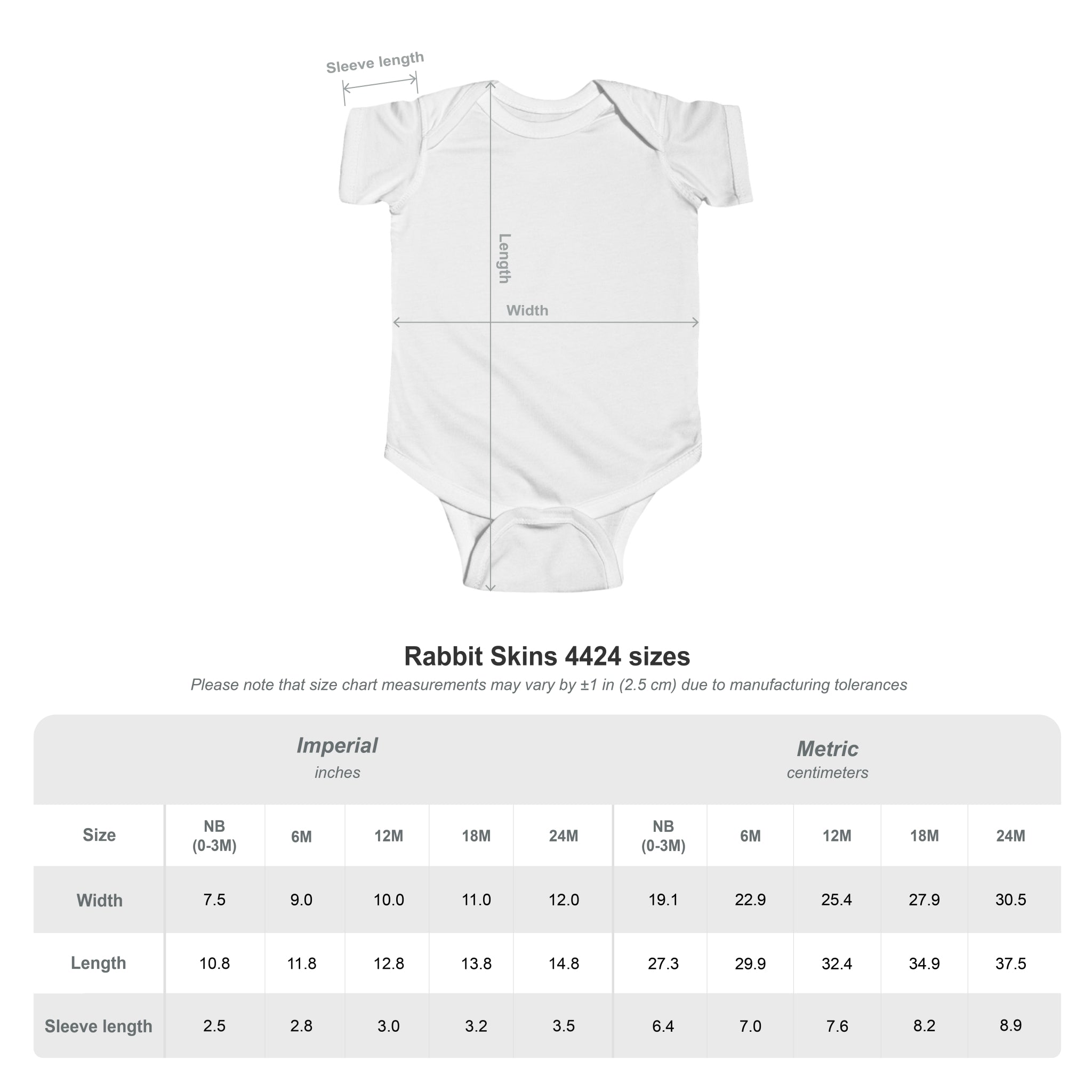 'Grace' Infant Bodysuit — 70x7 Streetwear Logo Baby Onesie