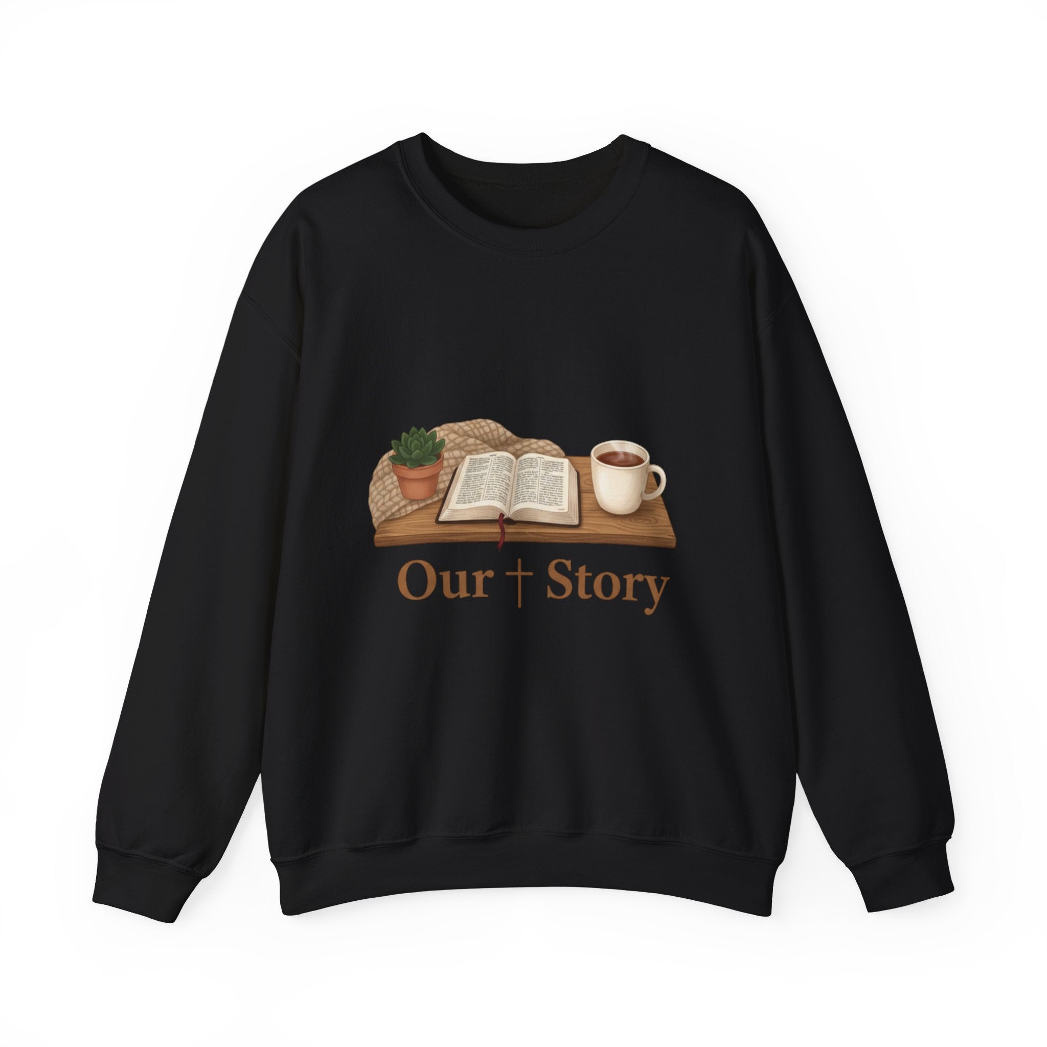 Our Story Crewneck Sweatshirt | Cozy Book Aesthetic, Library Life
