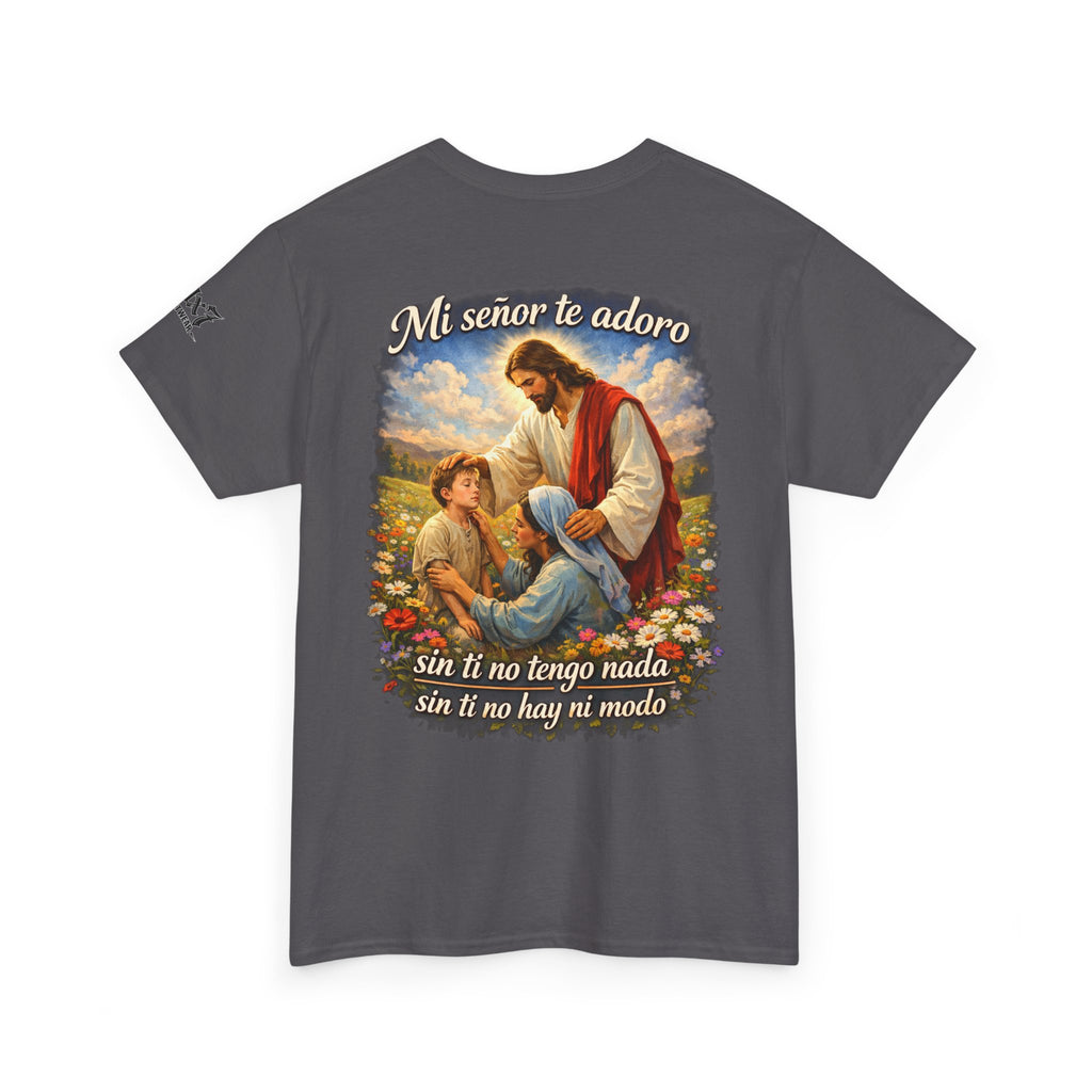 70x7 Streetwear “Mi Señor Te Adoro” Christian Graphic Tee