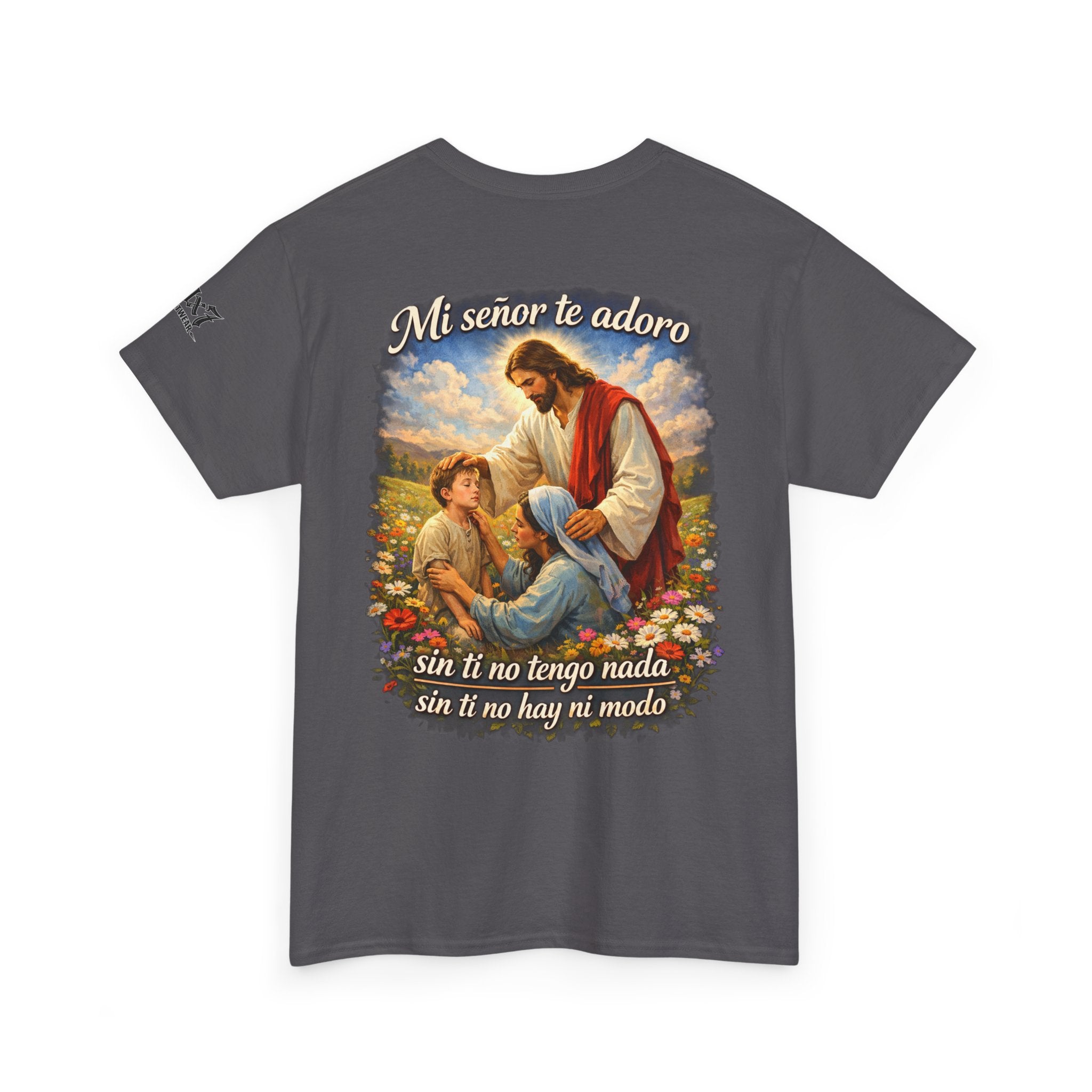 70x7 Streetwear “Mi Señor Te Adoro” Christian Graphic Tee