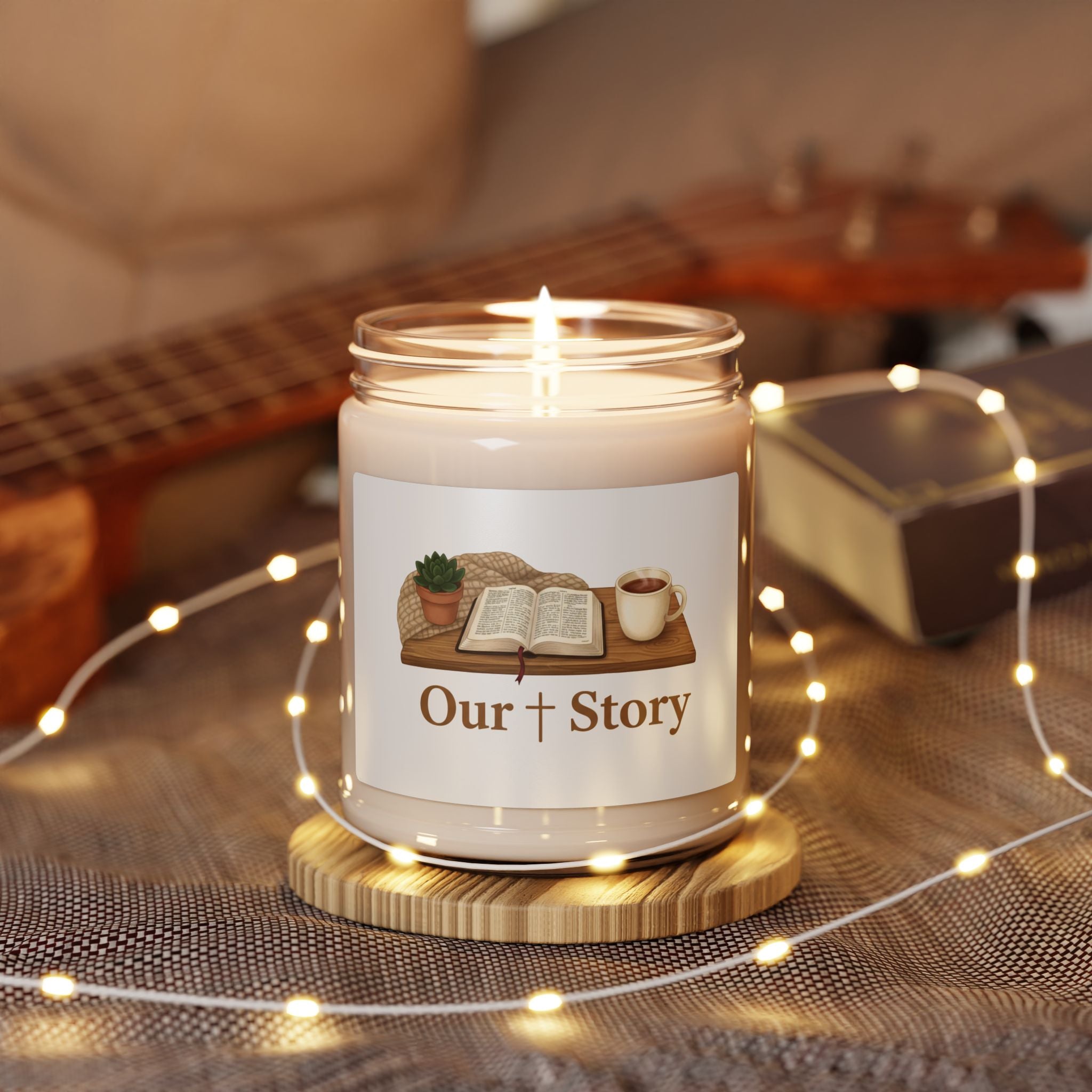 Our Story Candle | Cozy Reading Aesthetic, Bookish Soy Candle