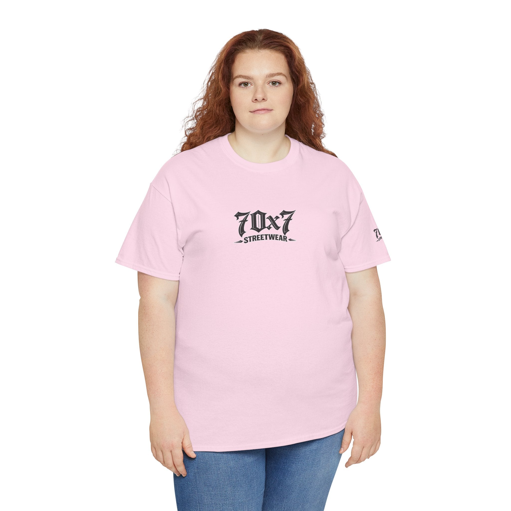 70x7 Streetwear Graphic Tee — "Porque no me avergüenzo del evangelio de Cristo" (Romans 1:16)