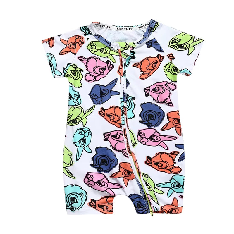 Unisex Newborn Baby Rompers Cotton Baby Boy Clothes Infant Jumpsuits Summer Bebe Clothes Short Sleeve Baby Girls Rompers Summer