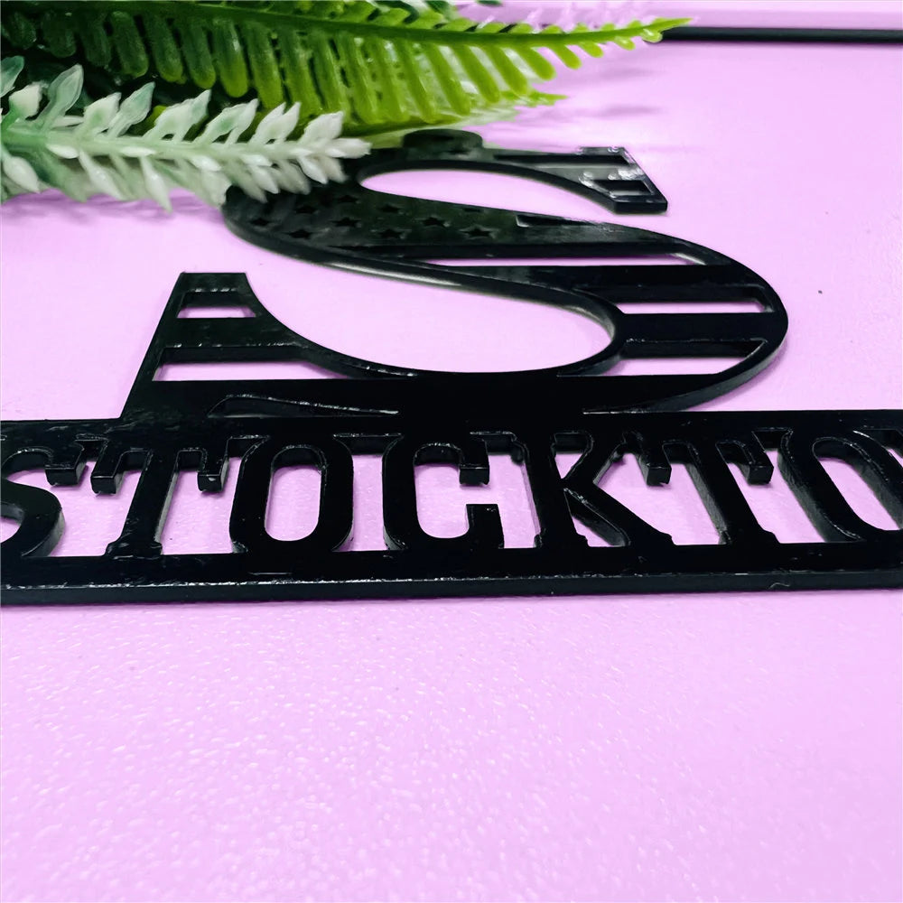 Christian Cross Metal Sign with Led Lights