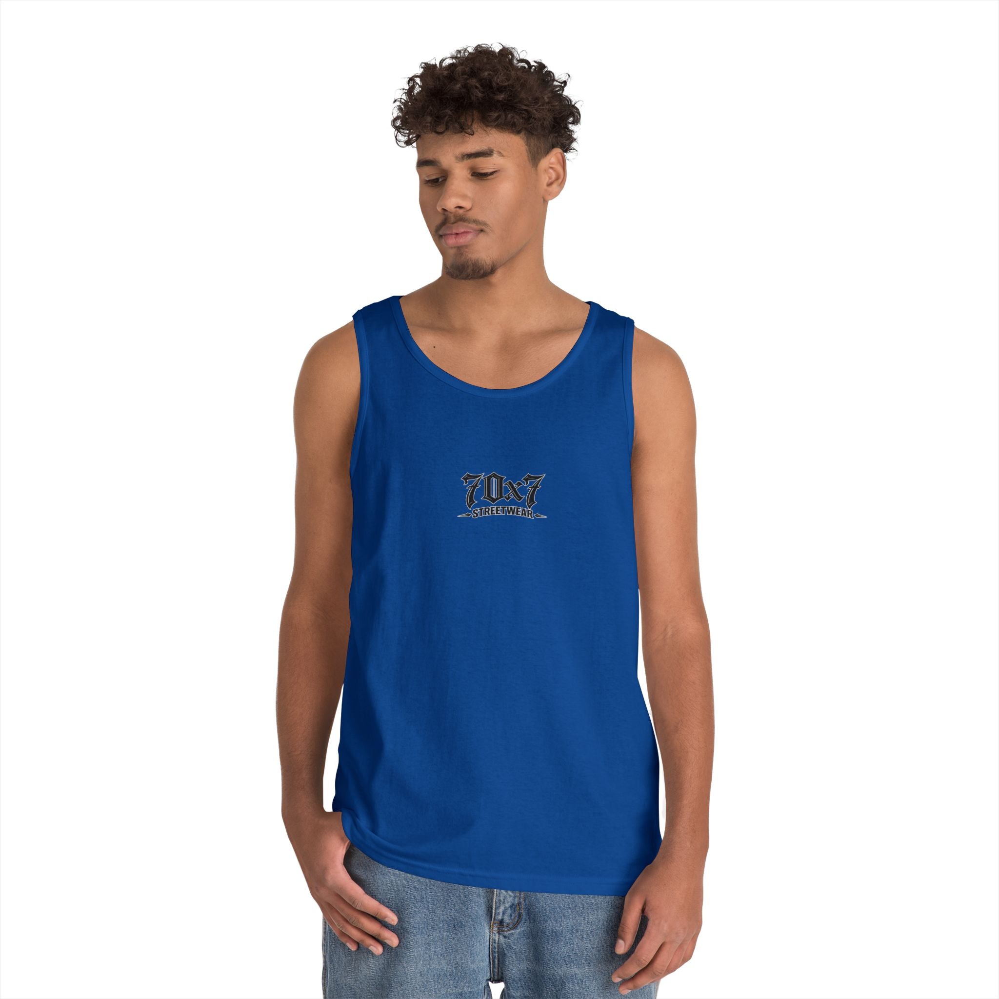 Tank Top — 70x7 Cross Graphic Christian Faith Tank