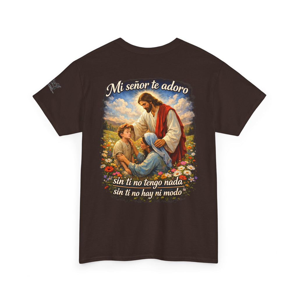 70x7 Streetwear “Mi Señor Te Adoro” Christian Graphic Tee