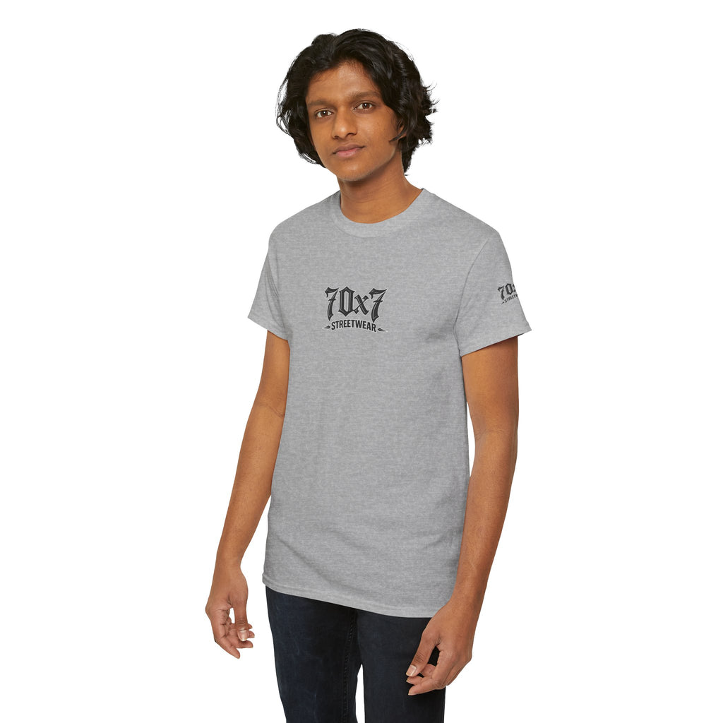 70x7 Streetwear Forgiven Tee — Christian Streetwear Graphic T‑Shirt