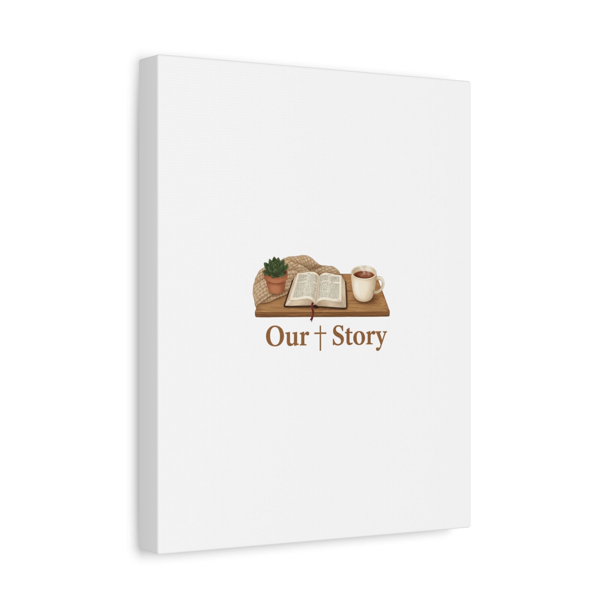 Our Story Canvas | Cozy Reading Aesthetic, Bookish Home Decor