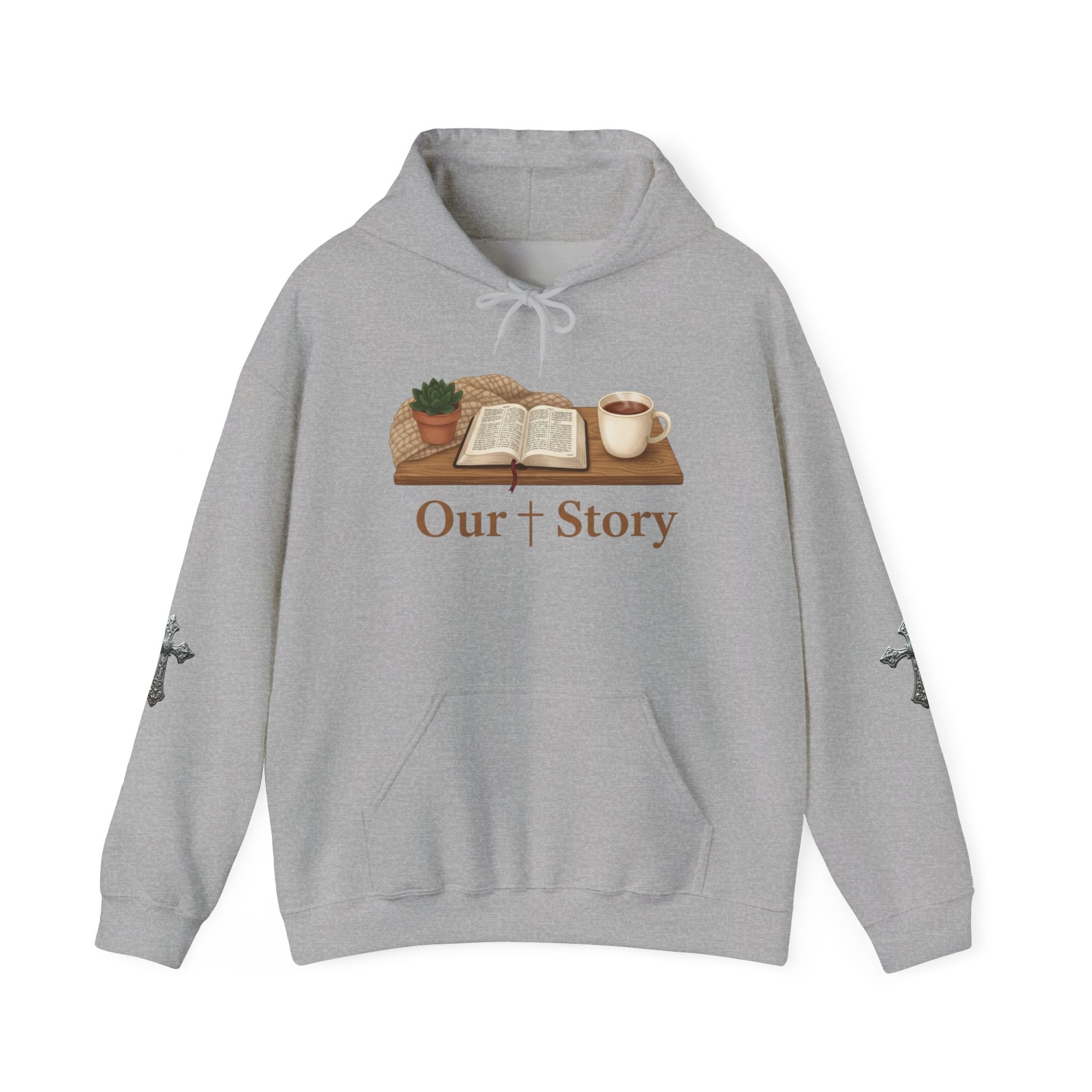 Our Story book illustration Hoodie | cozy book aesthetic, reading life
