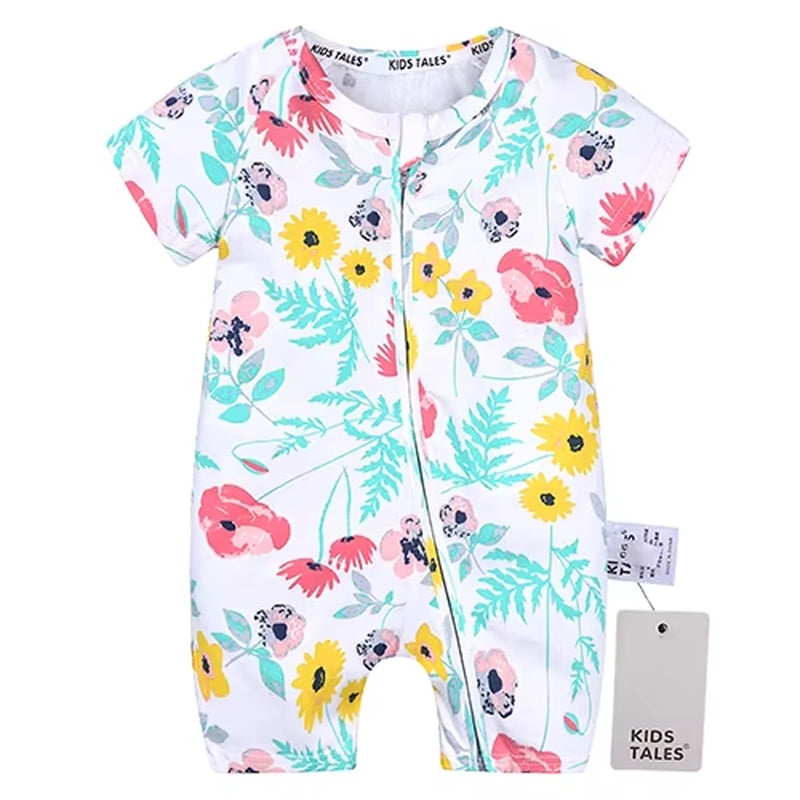 Unisex Newborn Baby Rompers Cotton Baby Boy Clothes Infant Jumpsuits Summer Bebe Clothes Short Sleeve Baby Girls Rompers Summer