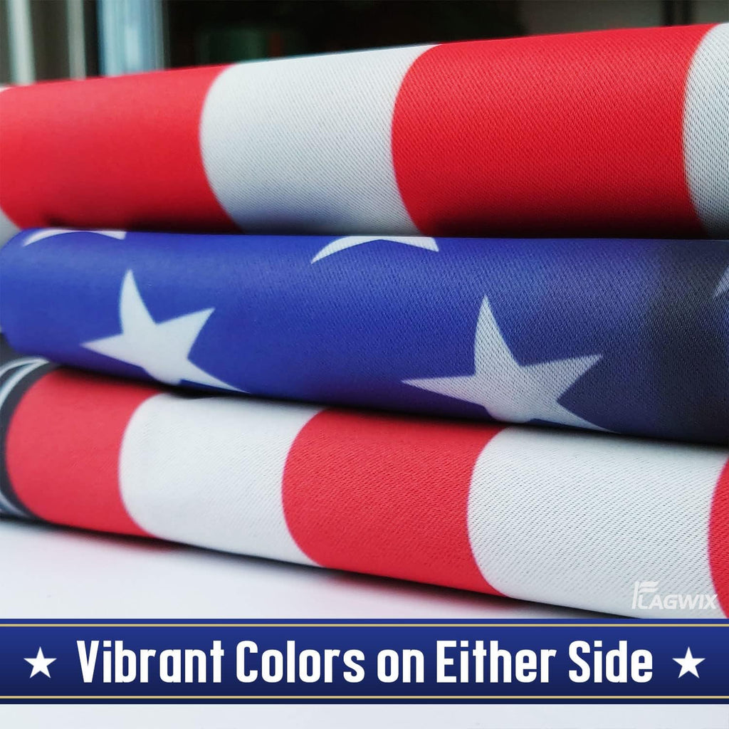 3X5 Patriotic American Flags, 4Th of July Decorations, One Nation under God American Eagle Flag - Double Sided, Heavy Duty Canvas - Decorations for Indoor, Outdoor Decor Flag with Grommets
