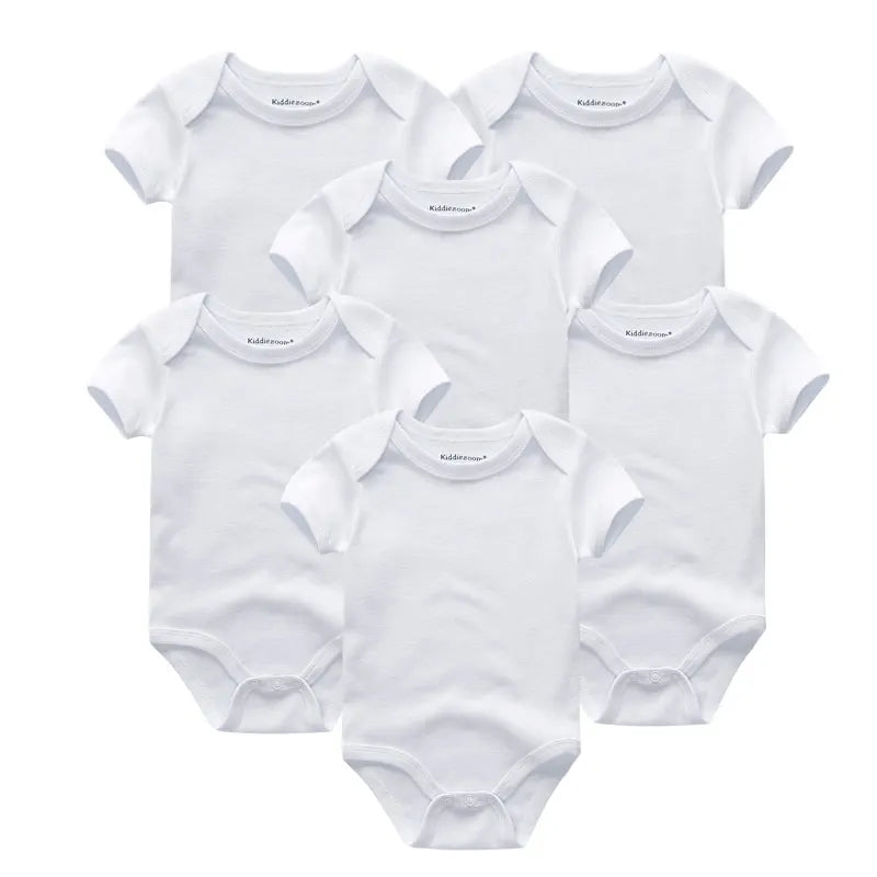 6Pcs/Set Unisex Newborn Baby Boy Clothes Unicorn Cotton Baby Girl Clothes Cartoon Girls Baby Clothing Jumpsuits Bodysuits
