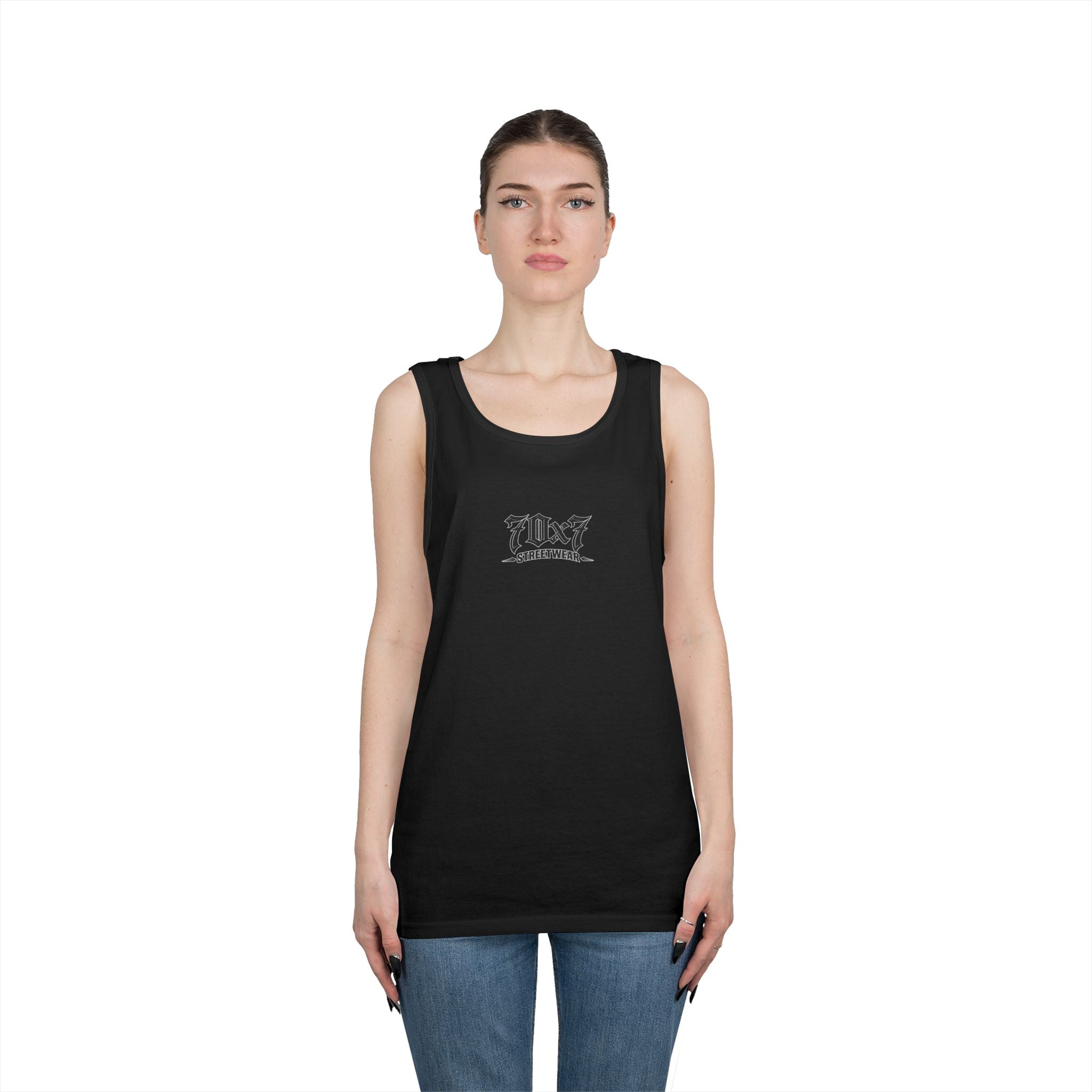 Tank Top — 70x7 Cross Graphic Christian Faith Tank