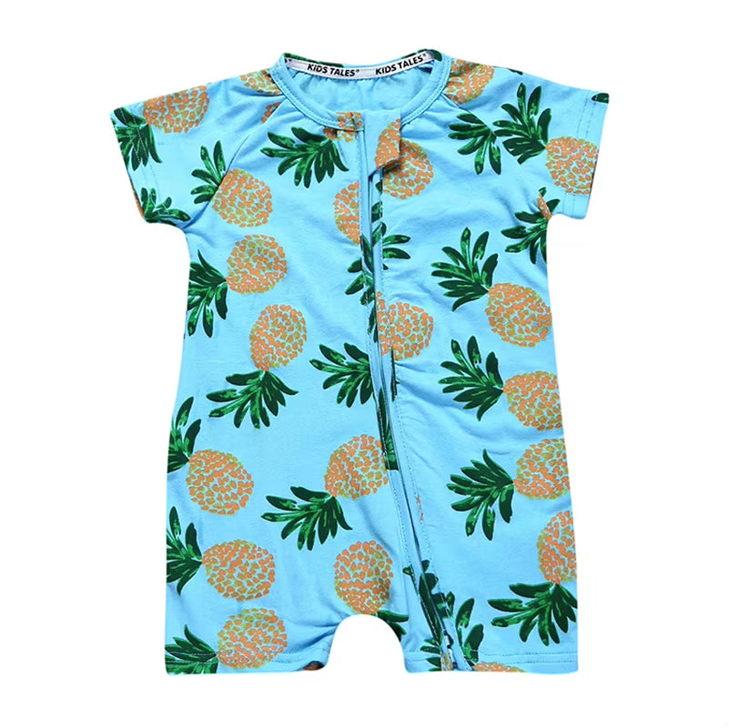 Unisex Newborn Baby Rompers Cotton Baby Boy Clothes Infant Jumpsuits Summer Bebe Clothes Short Sleeve Baby Girls Rompers Summer