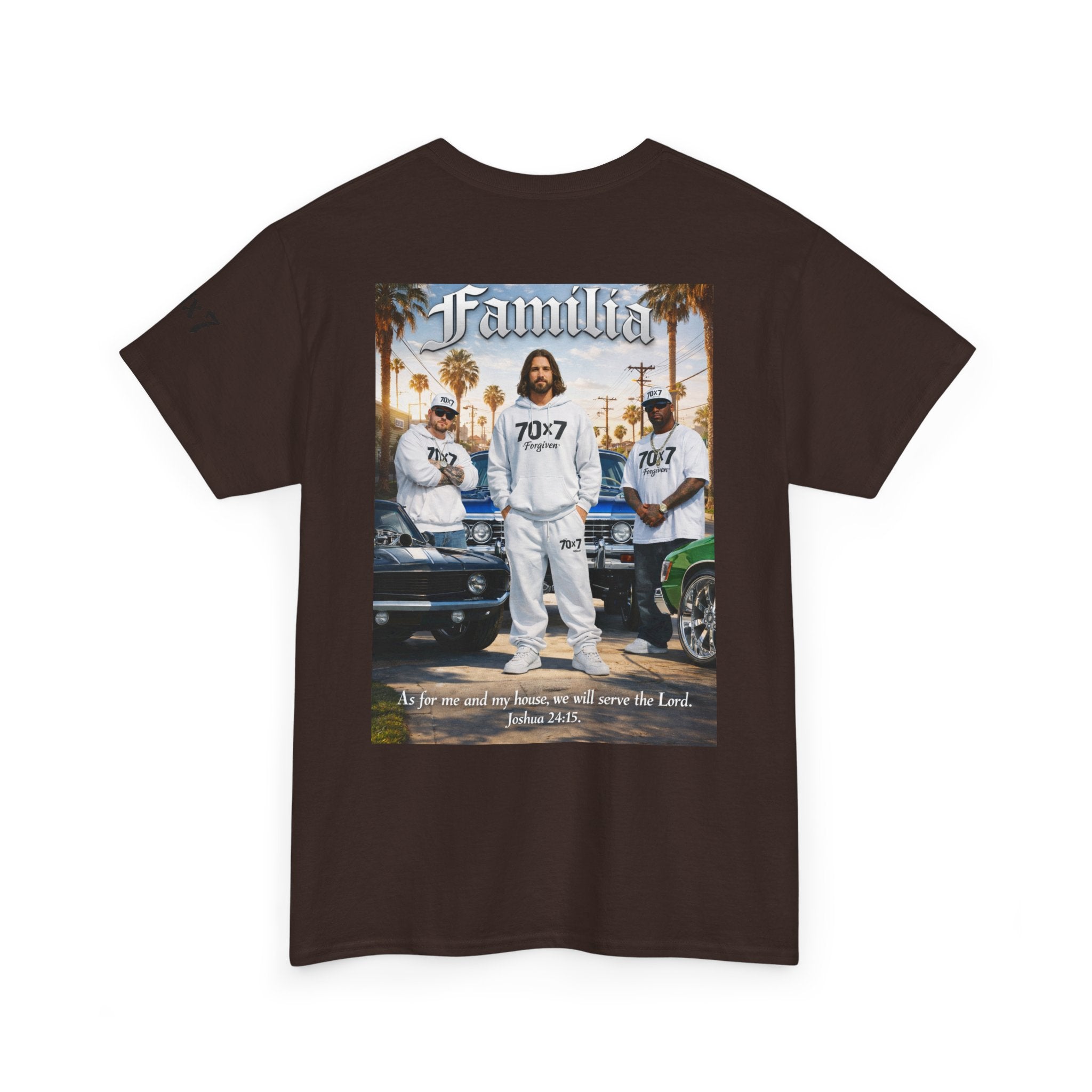 70x7 Streetwear Familia Tee — Christian Urban Crew T-Shirt