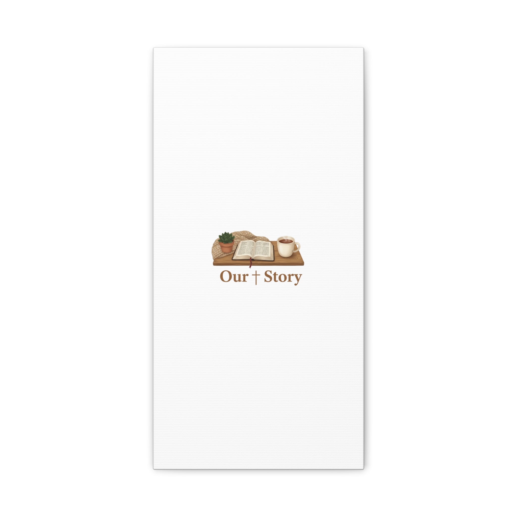 Our Story Canvas | Cozy Reading Aesthetic, Bookish Home Decor