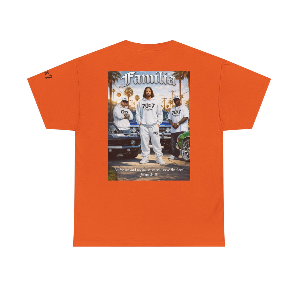 70x7 Streetwear Familia Tee — Christian Urban Crew T-Shirt