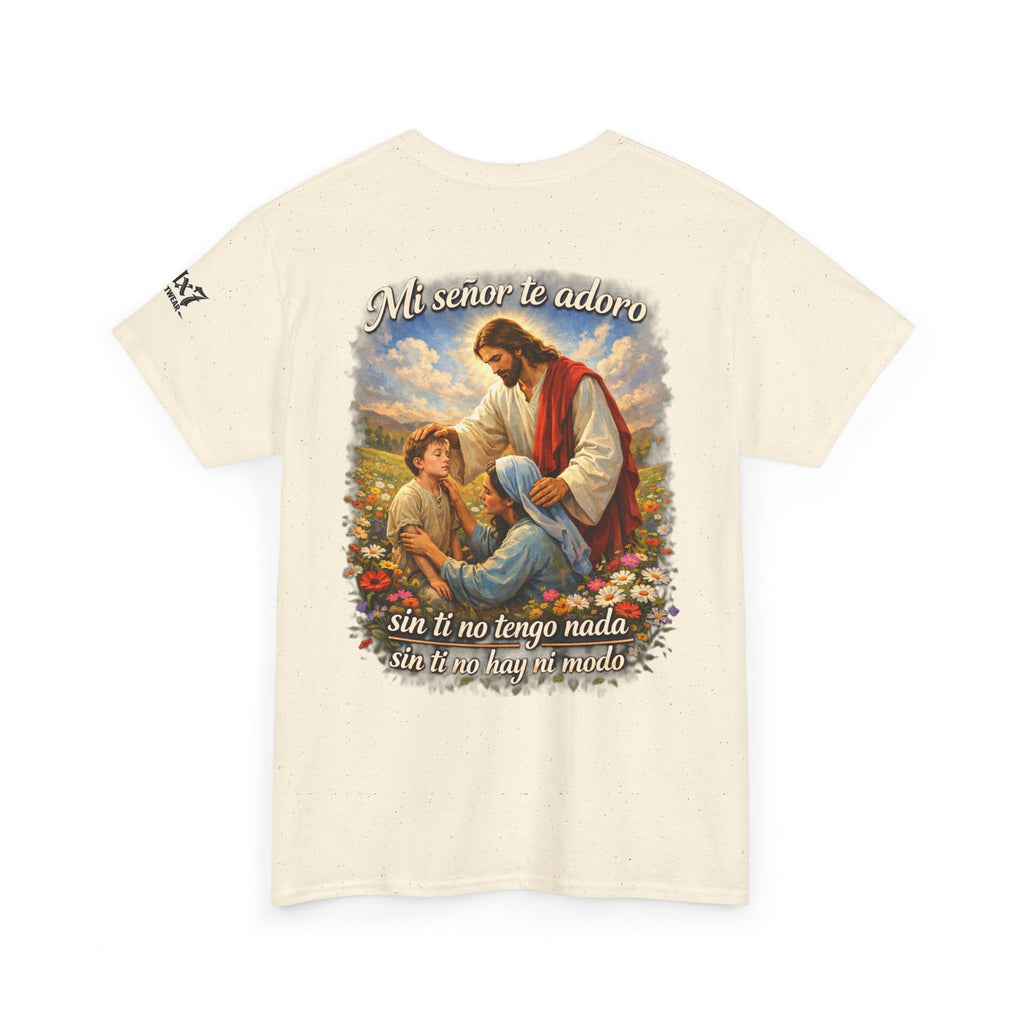 70x7 Streetwear “Mi Señor Te Adoro” Christian Graphic Tee