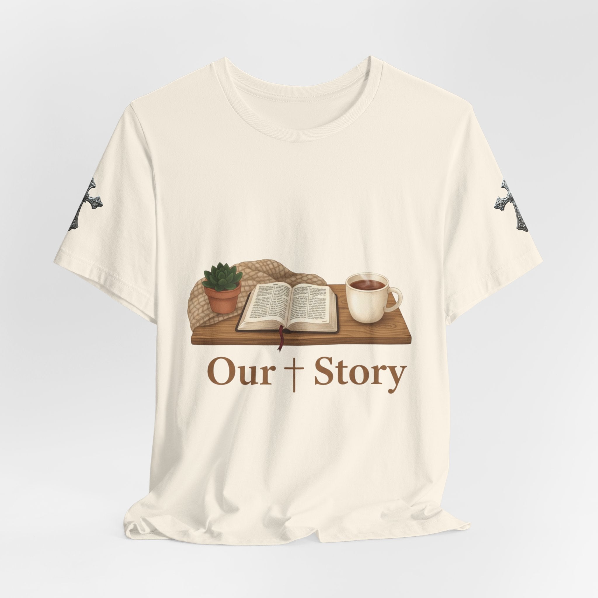 Our Story bookish reading tee | cozy book aesthetic, library life