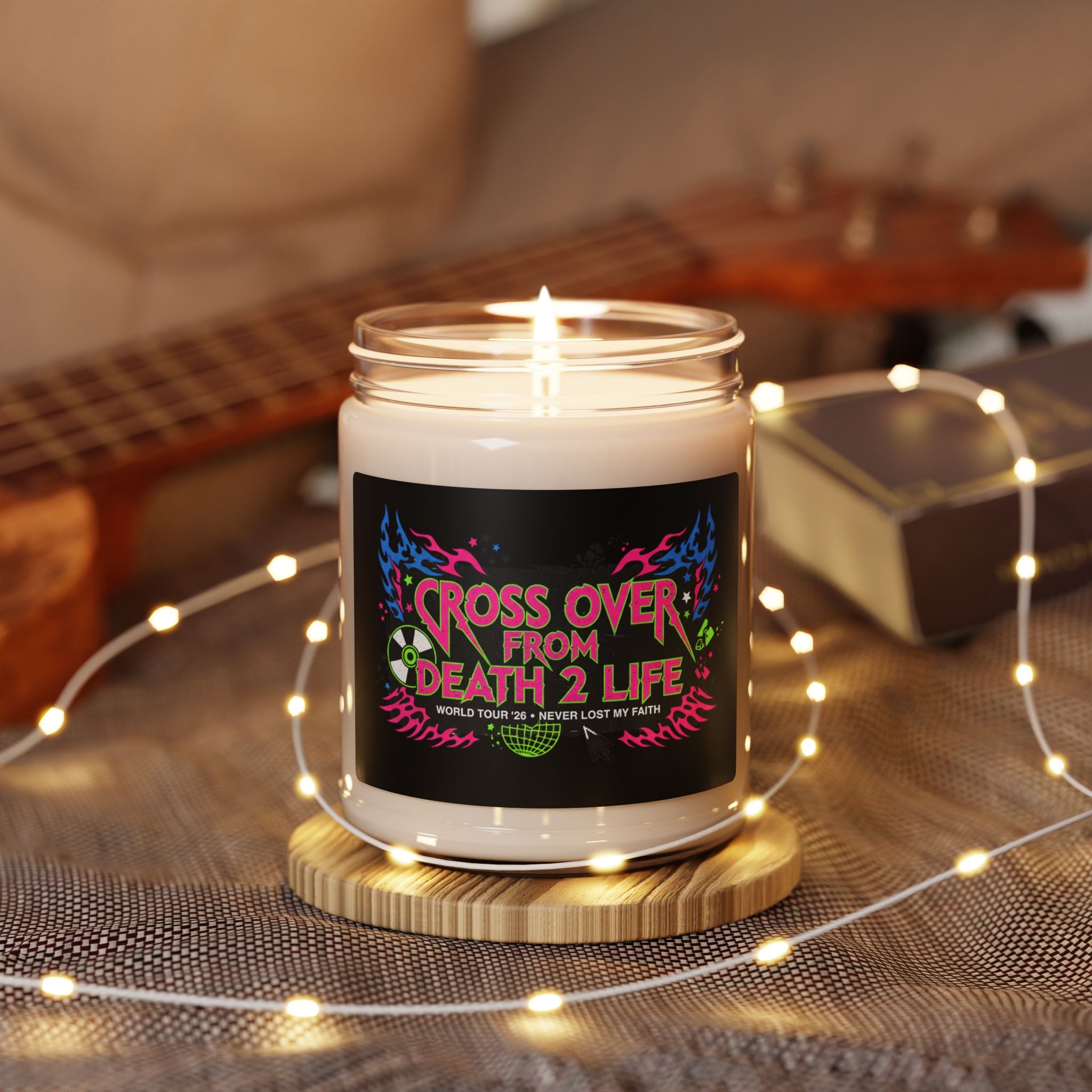 Soy Candle — “Cross Over From Death 2 Life” Scented 9oz
