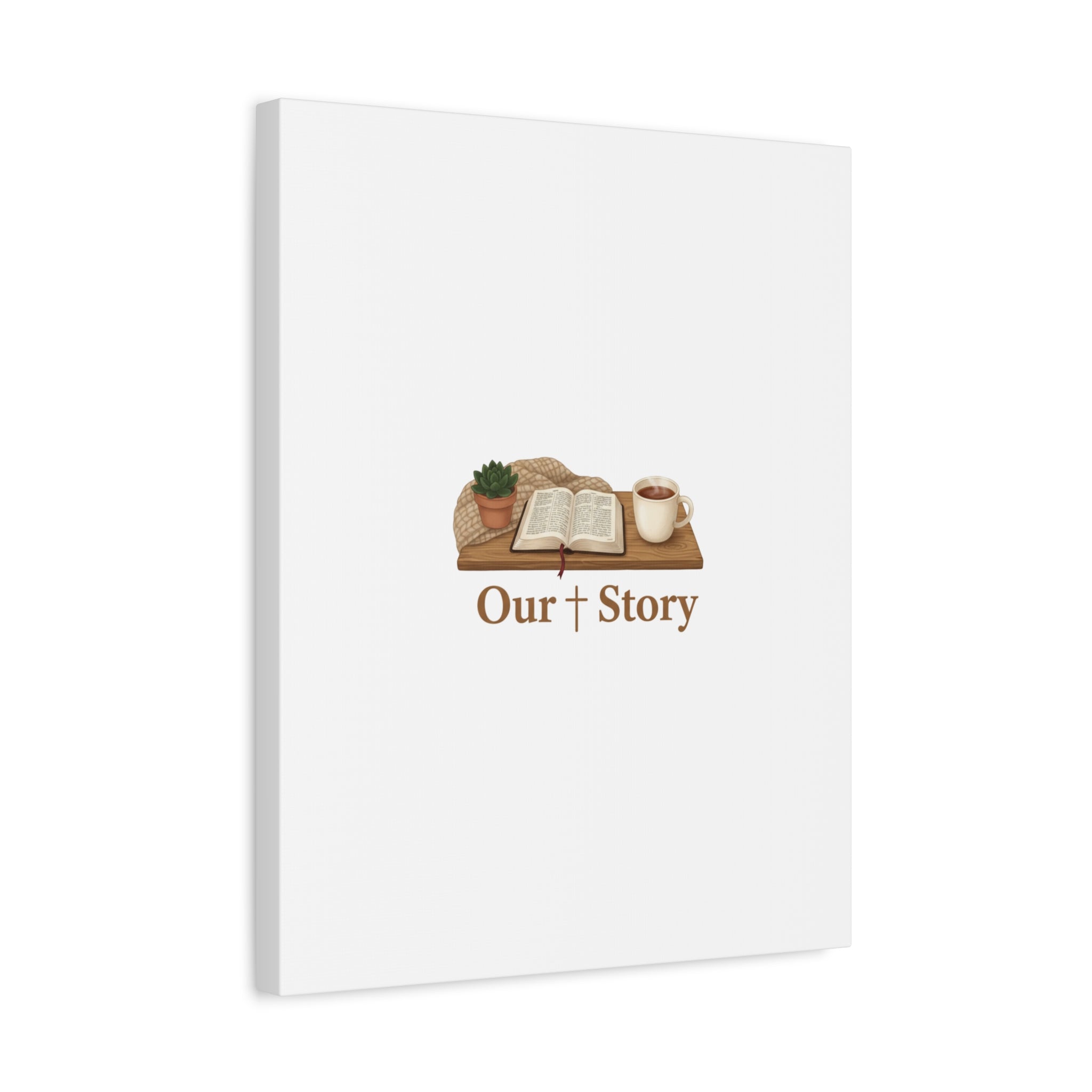 Our Story Canvas | Cozy Reading Aesthetic, Bookish Home Decor
