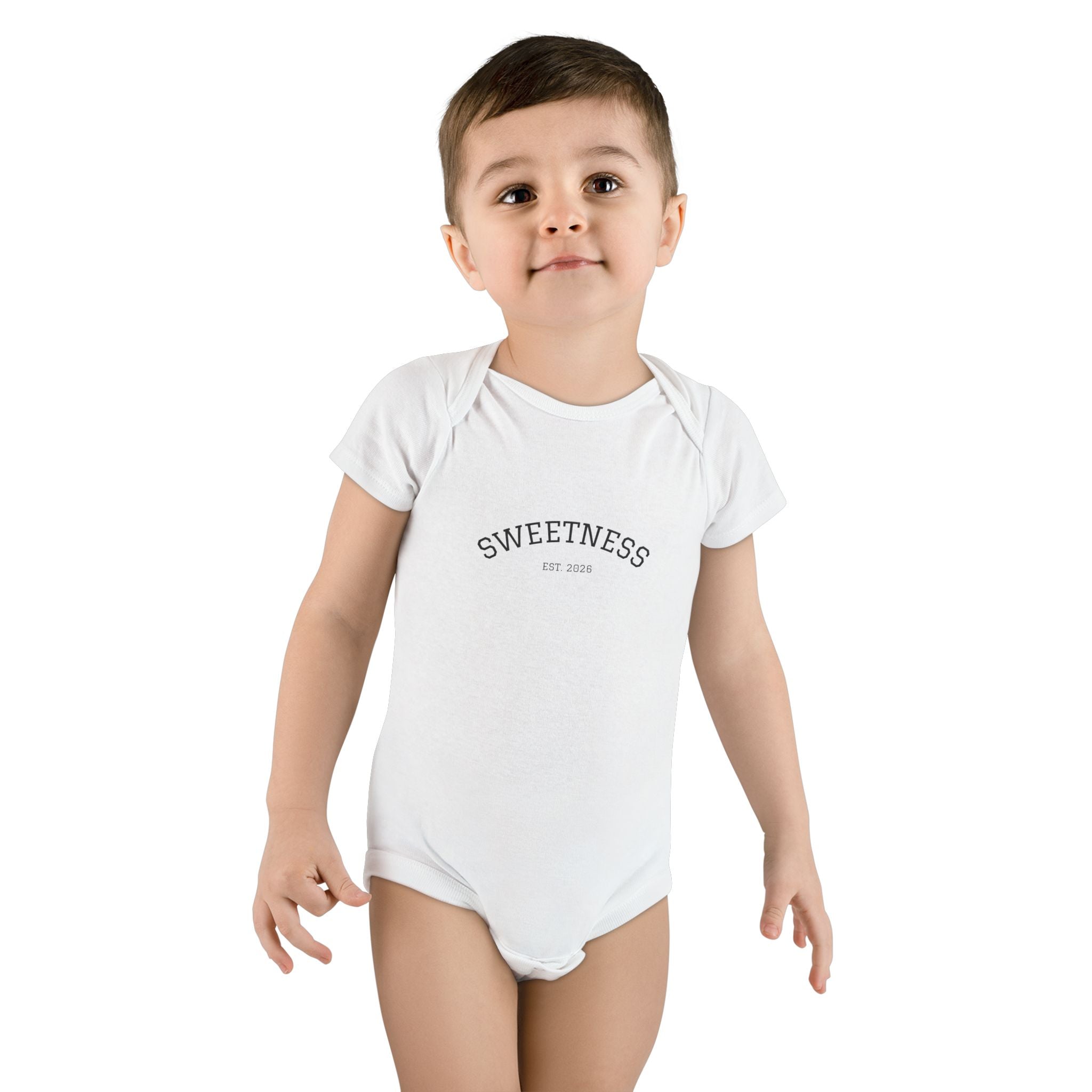 Sweetness Organic Baby Onesie – 'Sweetness Est. 2026' Infant Bodysuit
