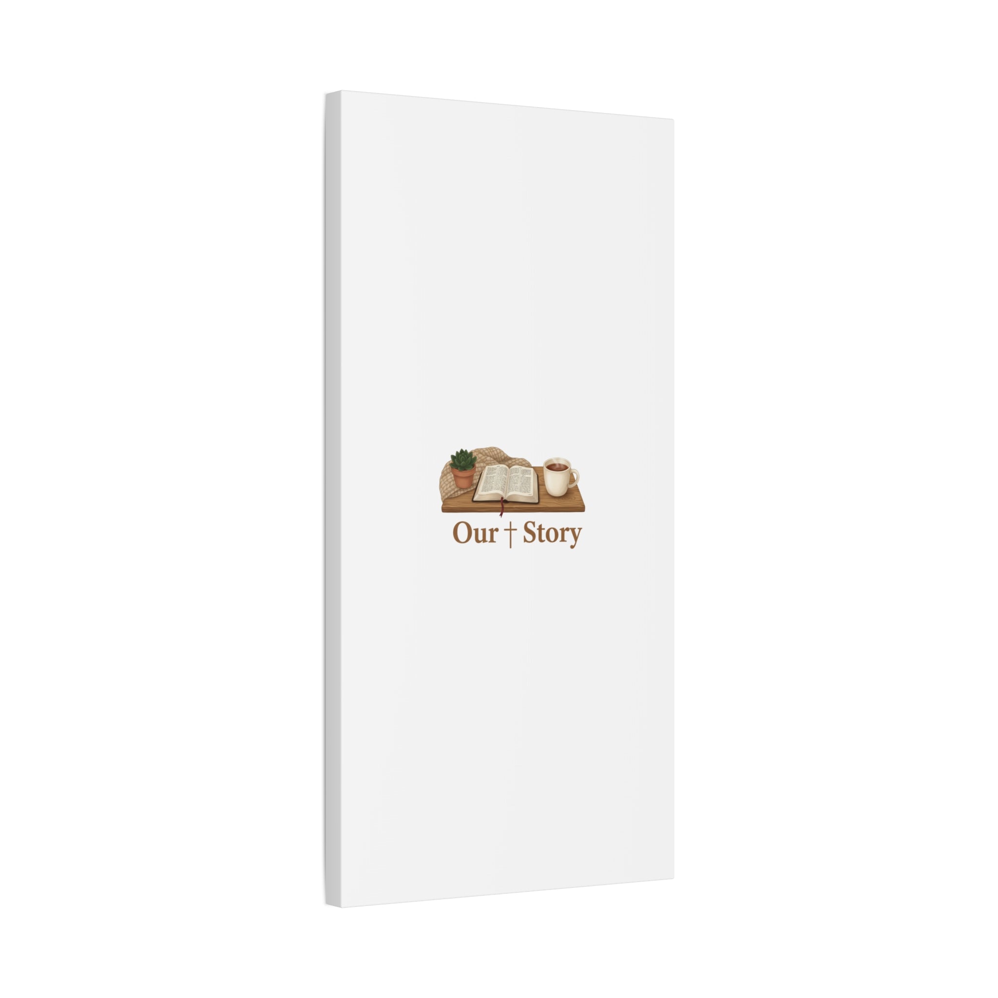 Our Story Canvas | Cozy Reading Aesthetic, Bookish Home Decor