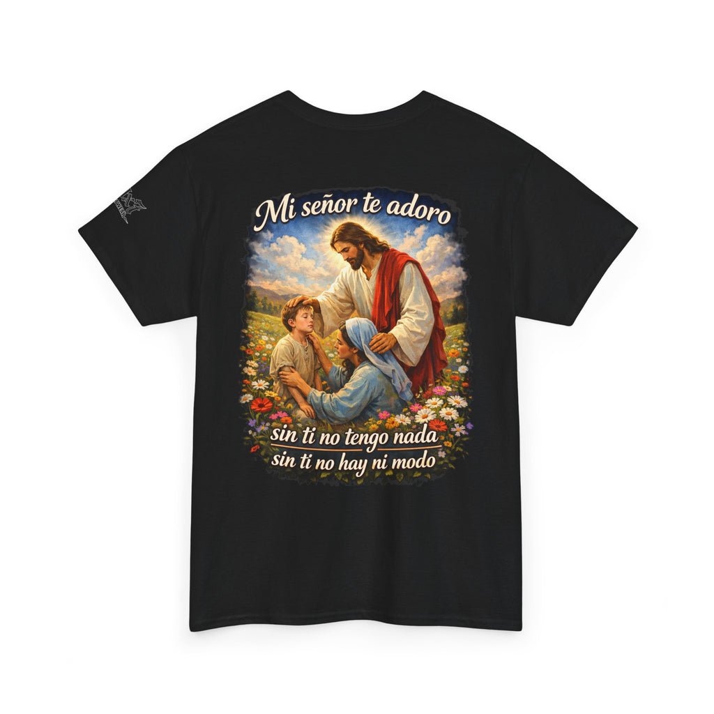70x7 Streetwear “Mi Señor Te Adoro” Christian Graphic Tee