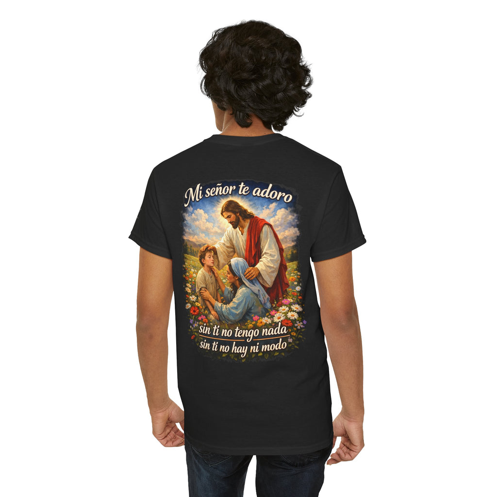 70x7 Streetwear “Mi Señor Te Adoro” Christian Graphic Tee