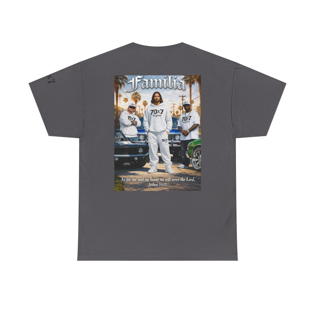 70x7 Streetwear Familia Tee — Christian Urban Crew T-Shirt