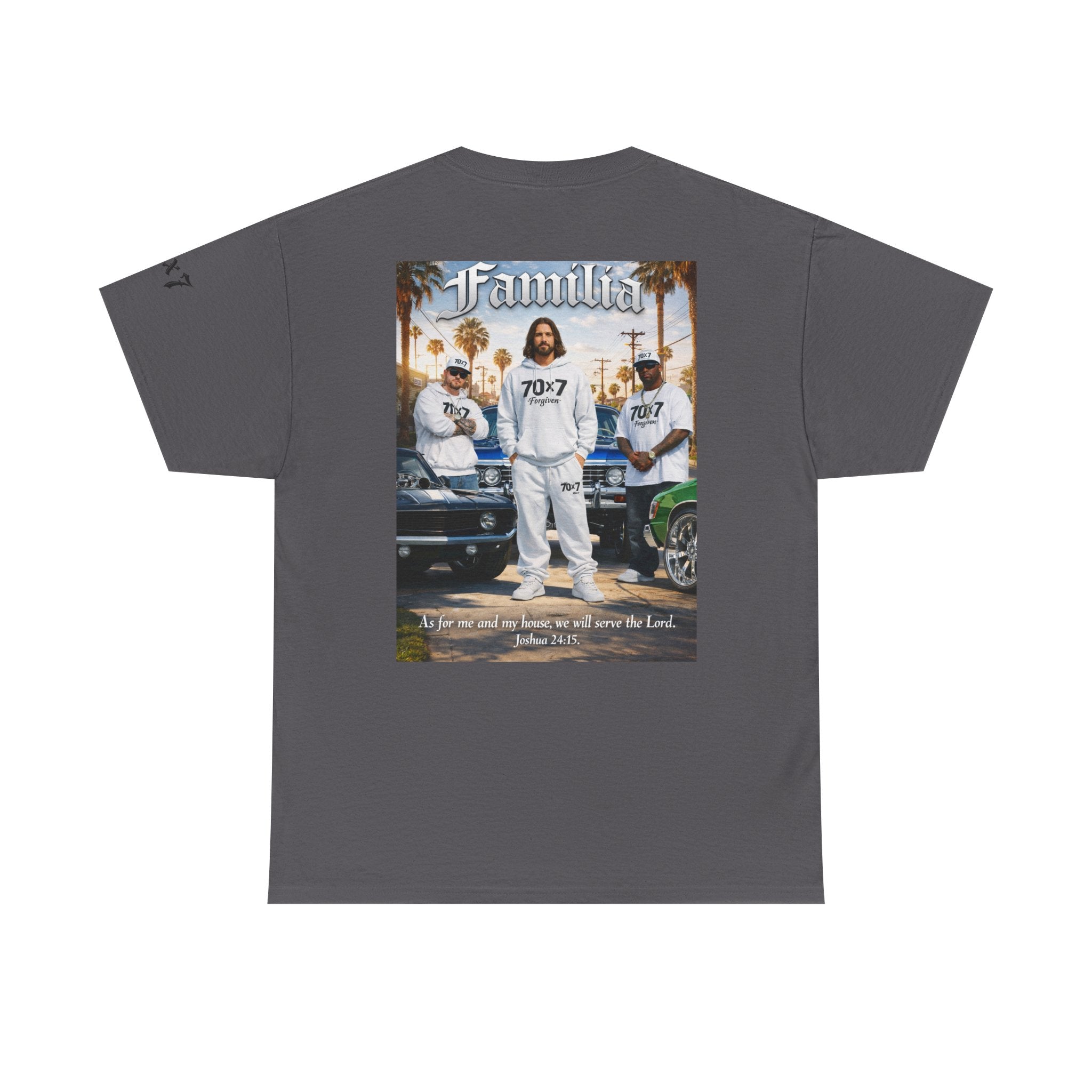 70x7 Streetwear Familia Tee — Christian Urban Crew T-Shirt