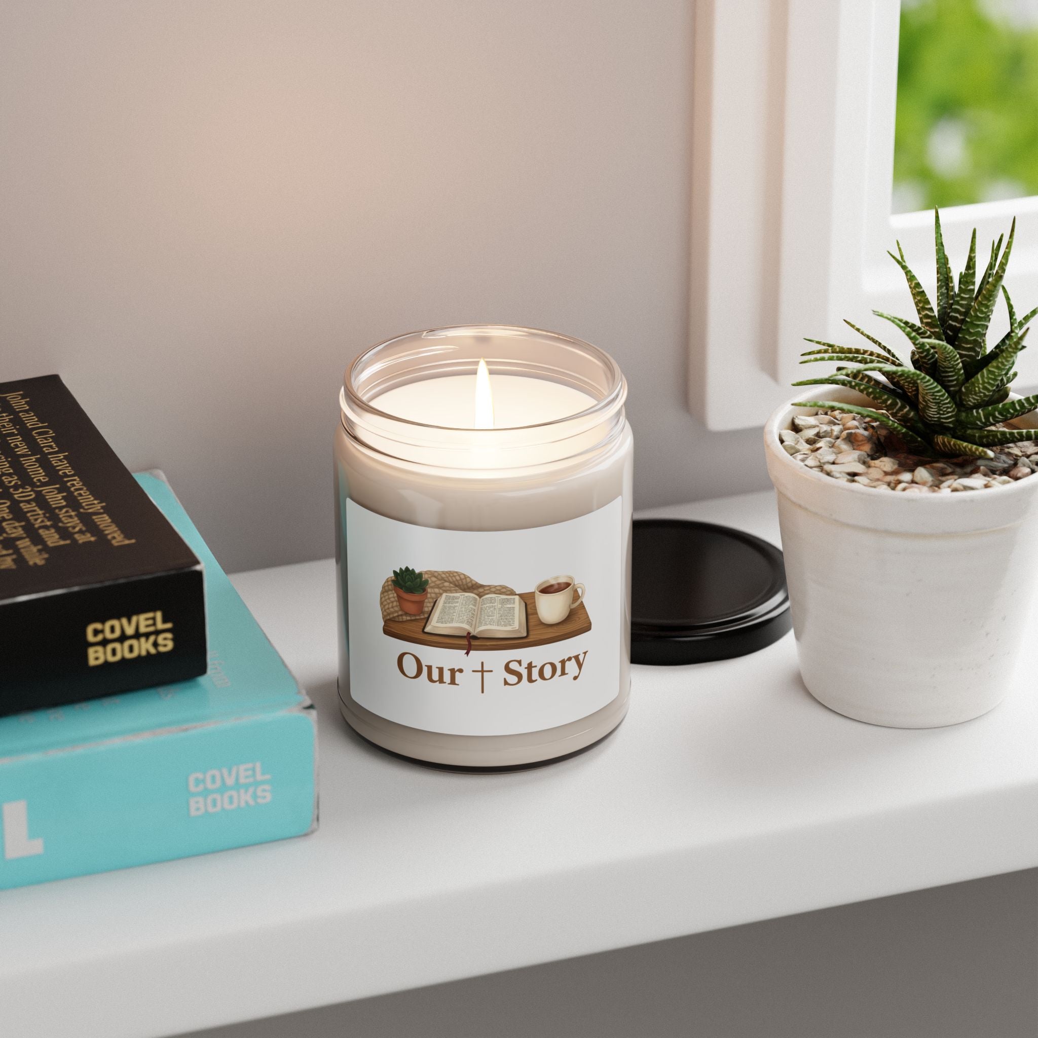 Our Story Candle | Cozy Reading Aesthetic, Bookish Soy Candle