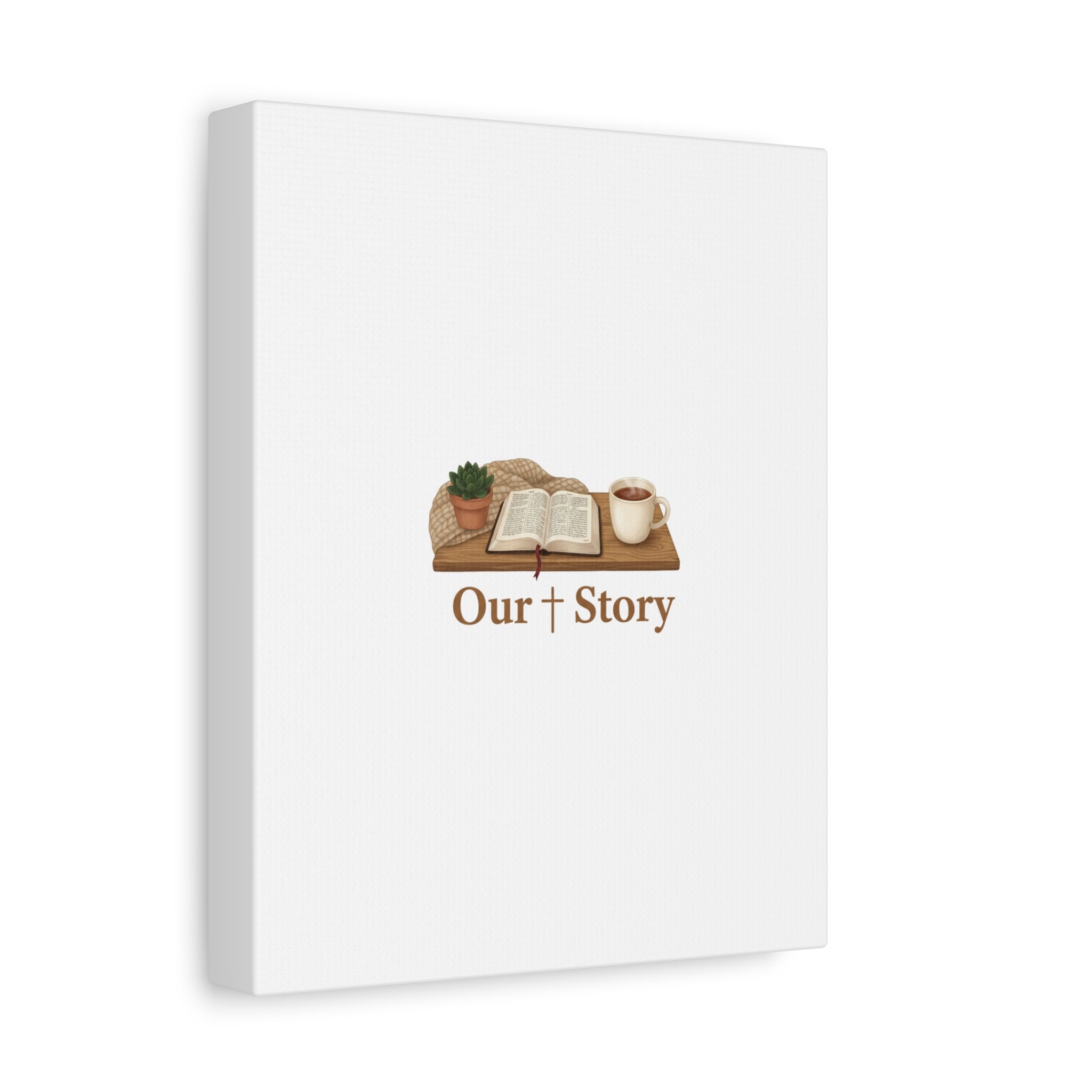 Our Story Canvas | Cozy Reading Aesthetic, Bookish Home Decor