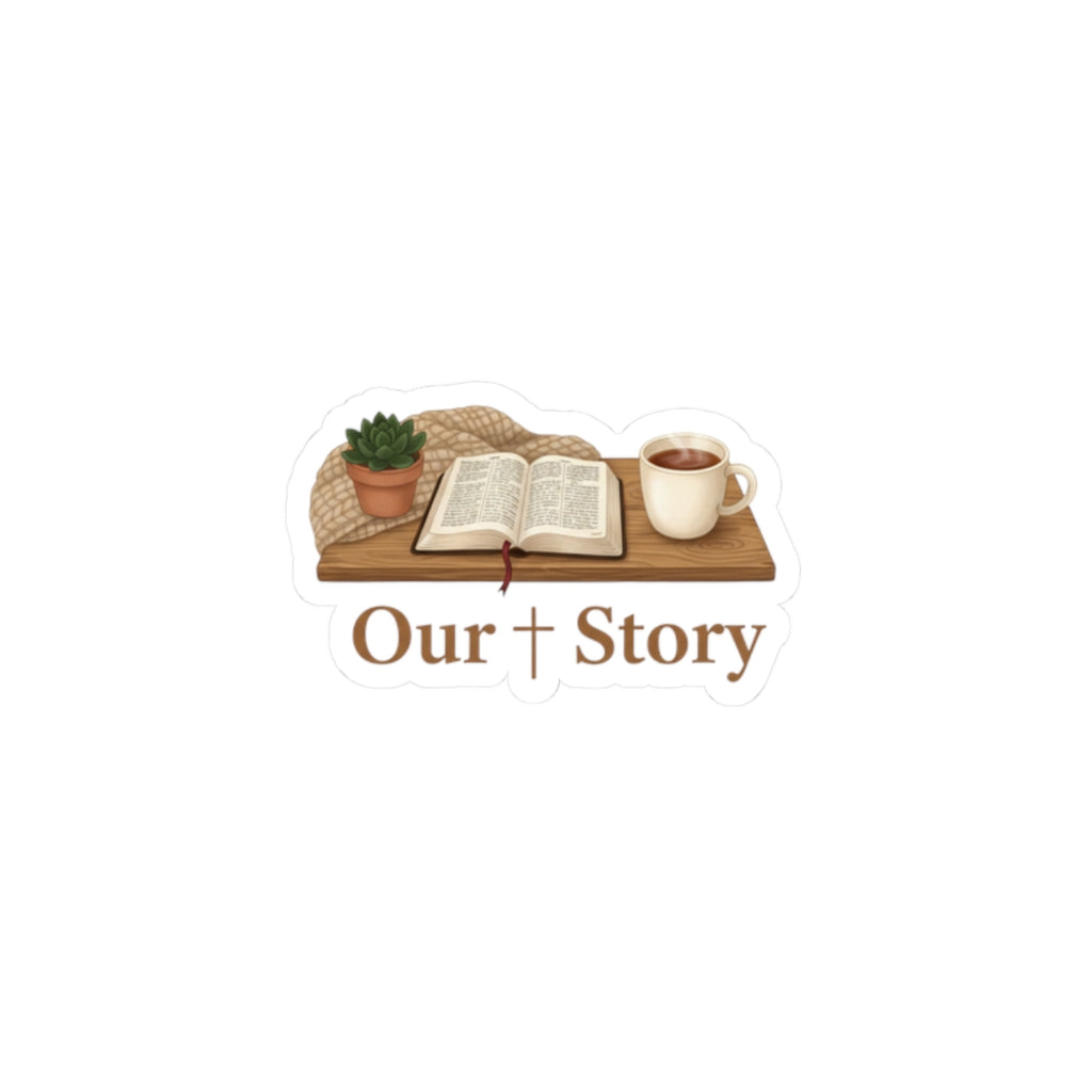 Our Story Bookish Sticker | Cozy Reading Aesthetic, Library Life